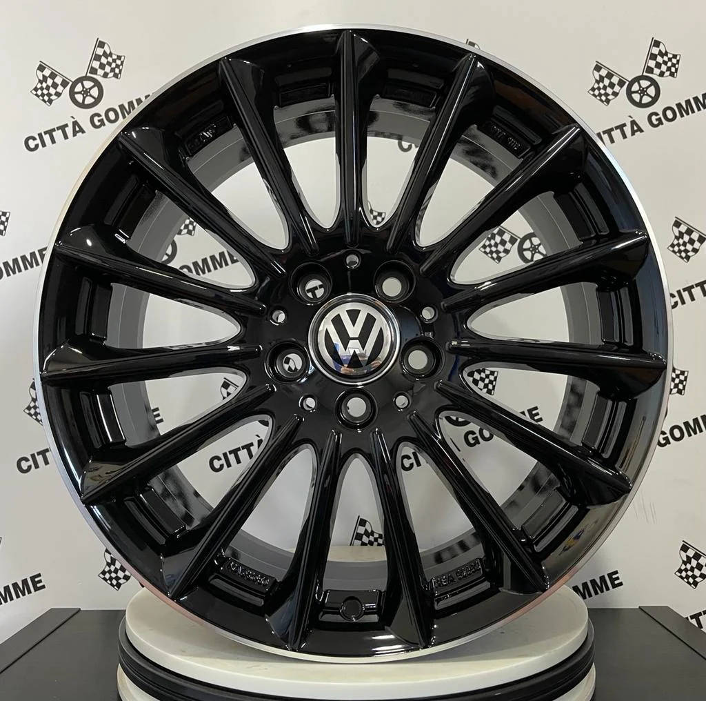 Set da 4 Cerchi in lega Msw30 per Volkswagen Golf 5 6 7 8 T-Roc Tiguan Eos Touran Caddy Jetta Beetle Sharan ID3 - Image 3