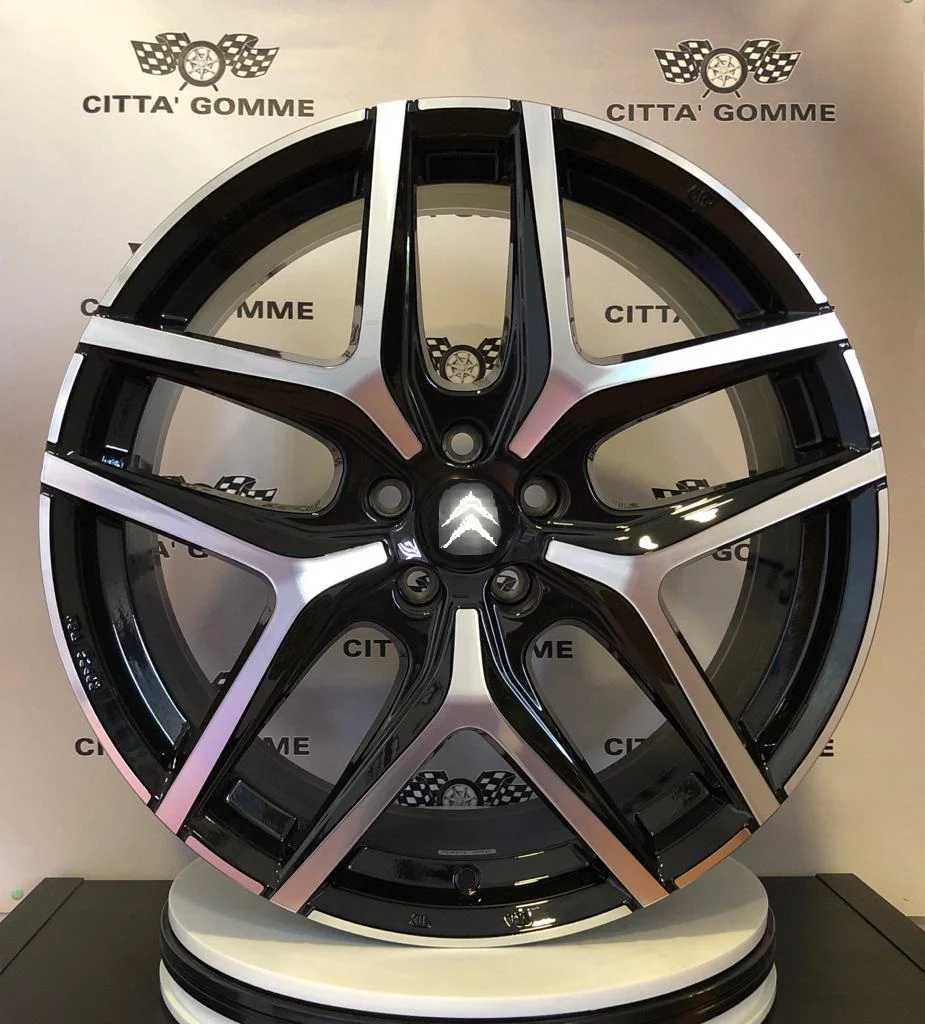 Set da 4 Cerchi in lega Msw40 per Citroen C4 Grand C4 Picasso Spacetourer C5 Aircross DS7 Crossback Berlingo - Image 3