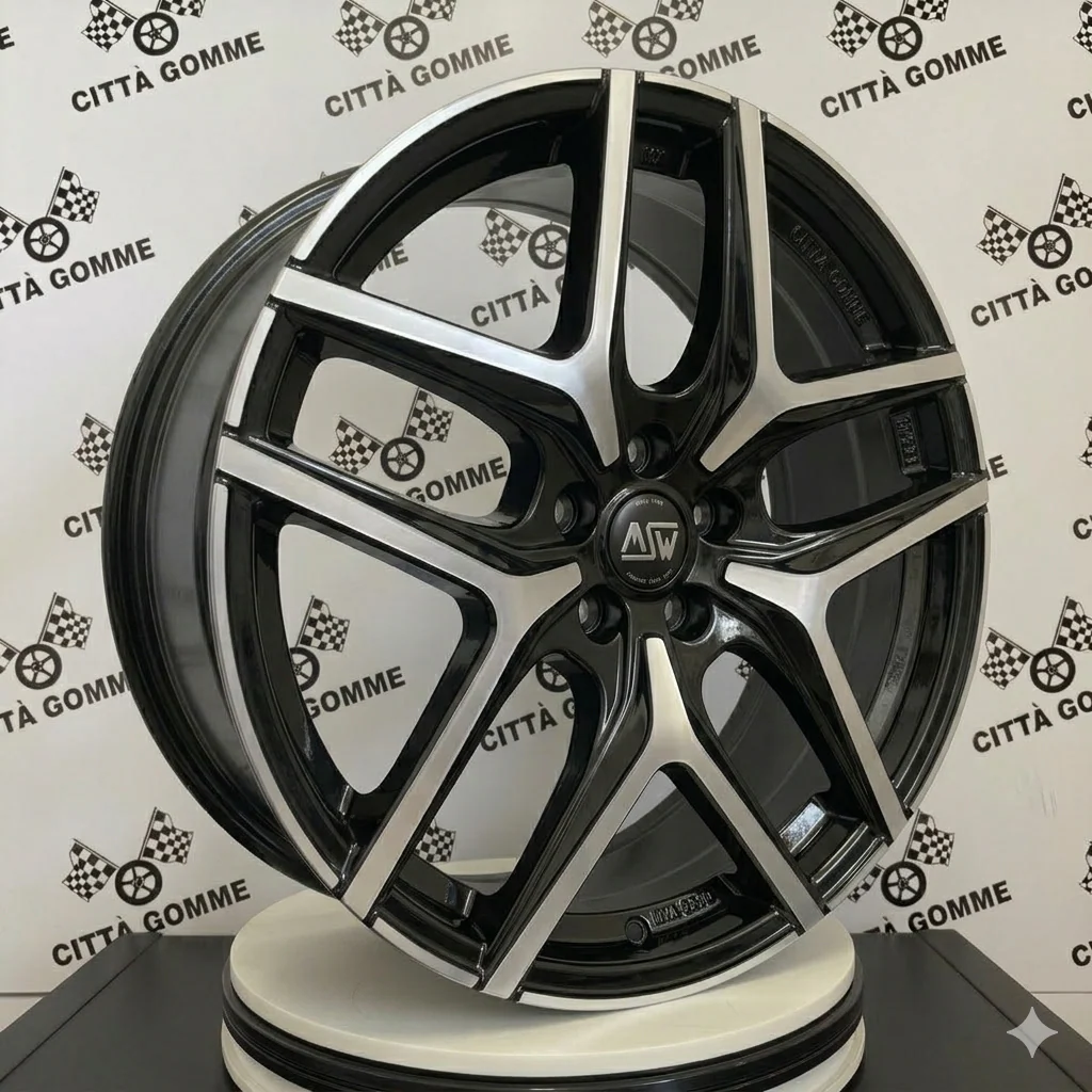 Set da 4 Cerchi in lega Msw40 per Volkswagen Amarok Crafter Caravelle Multivan Transporter Kombi California T5 T6 T7 - Image 4