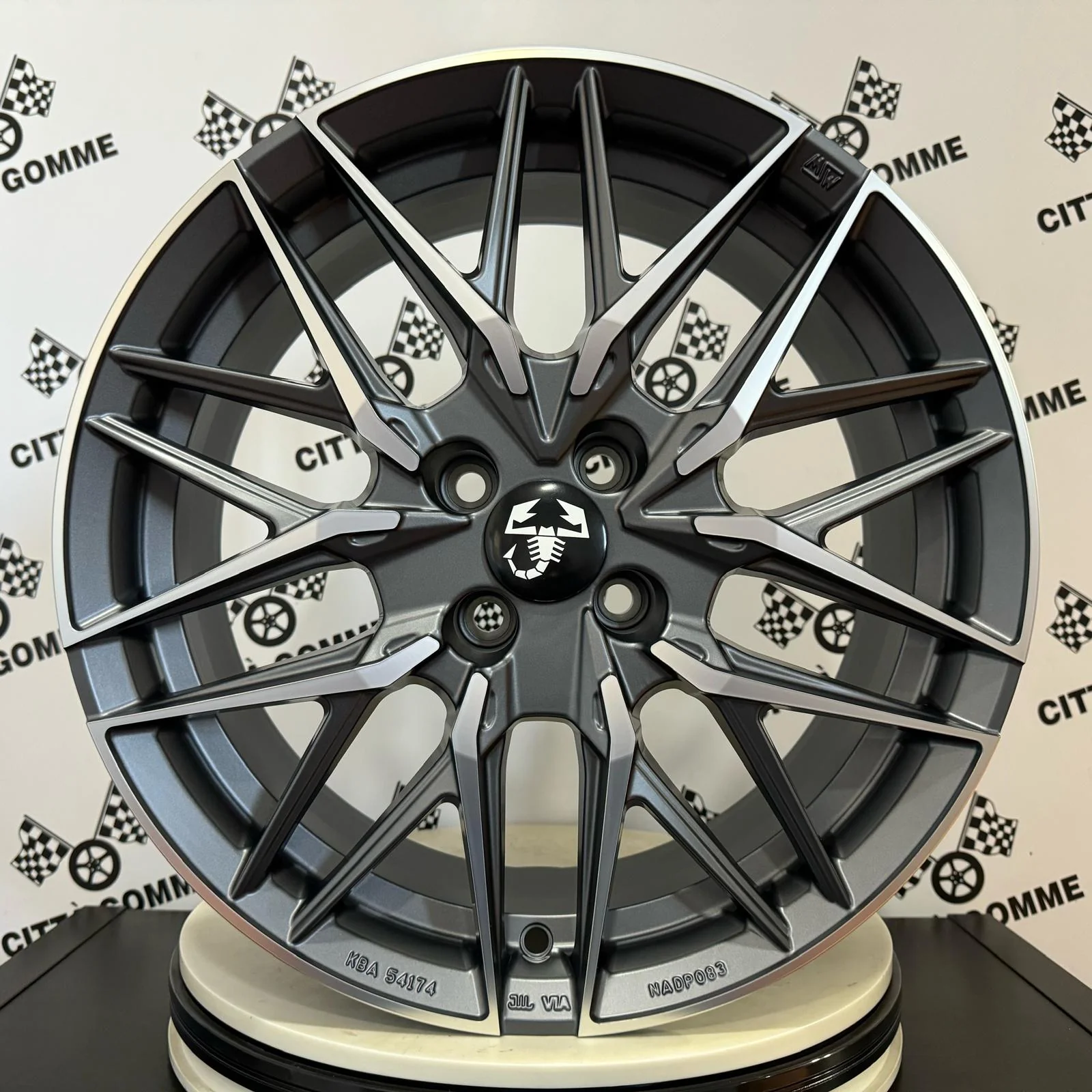 Set da 4 Cerchi in lega MSW50-4 per Abarth 500 595 SS esseesse - Image 2