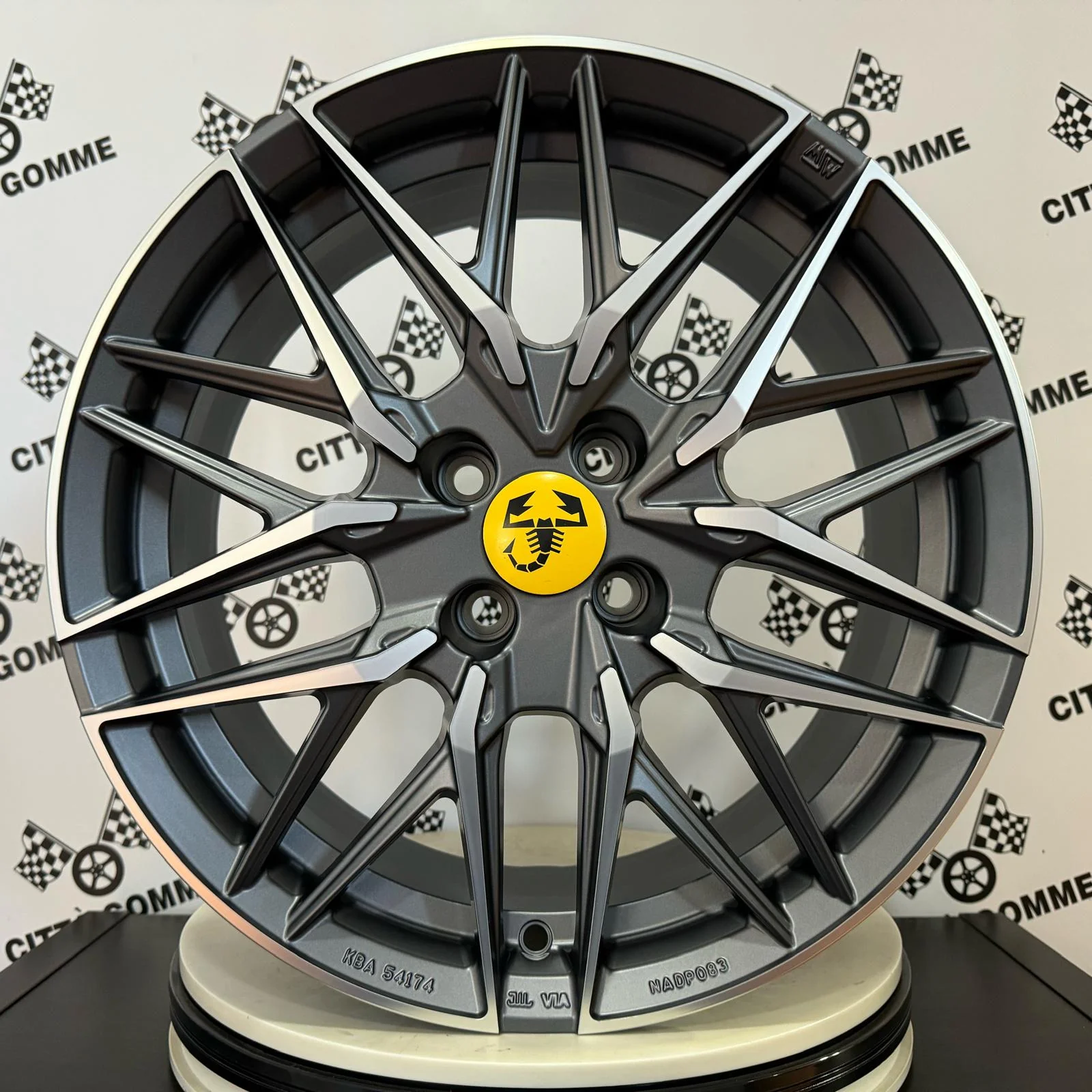 Set da 4 Cerchi in lega MSW50-4 per Abarth 500 595 SS esseesse - Image 3