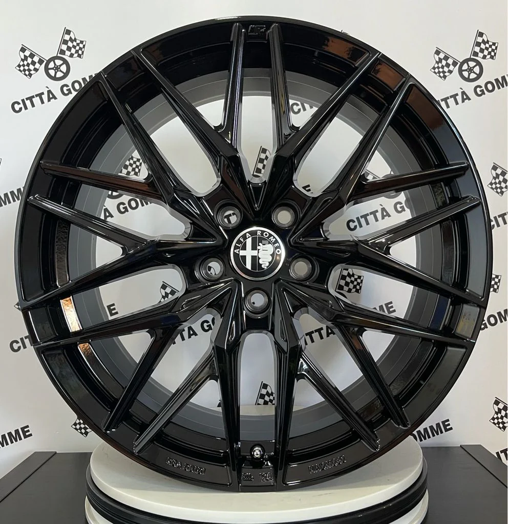 Set da 4 Cerchi in lega Msw50 per Alfa Romeo Giulietta Giulia Brera 159 Stelvio - Image 3