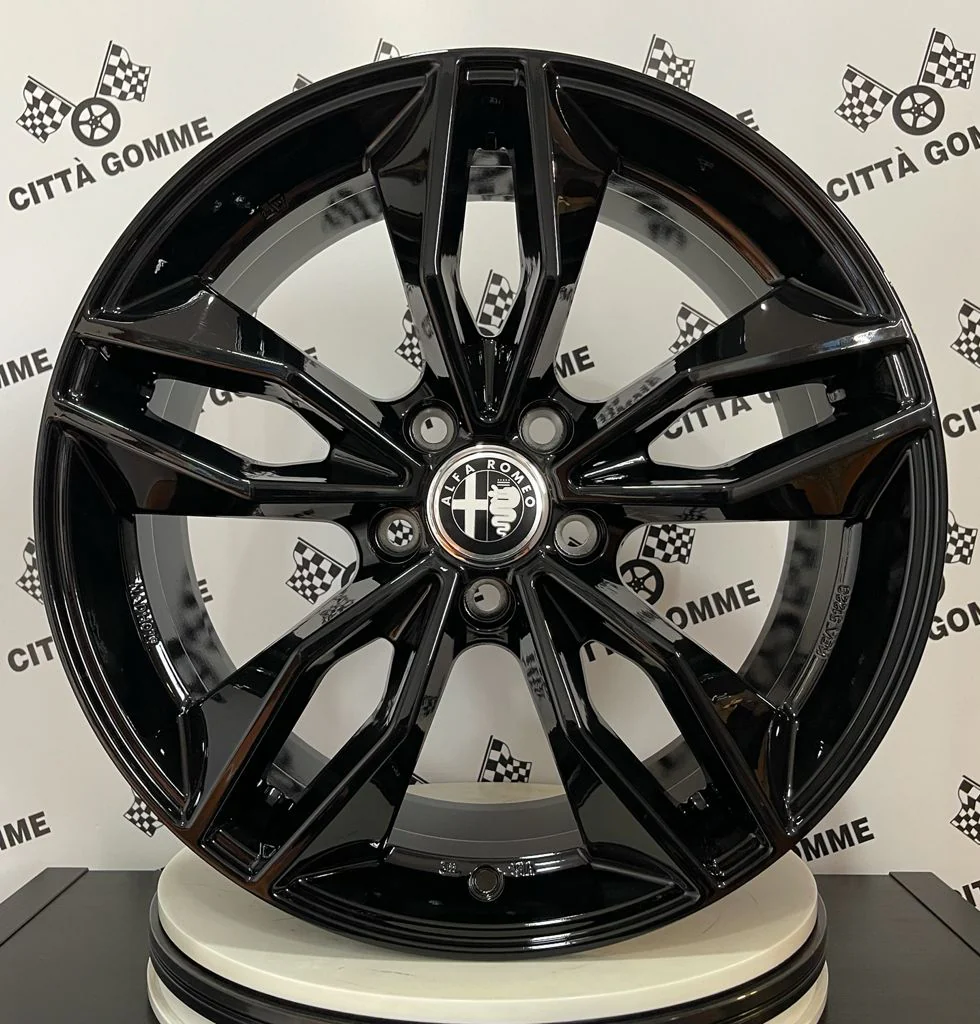 Set da 4 Cerchi in lega Msw71 per Alfa Romeo Giulietta Giulia Brera 159 Stelvio - Image 2
