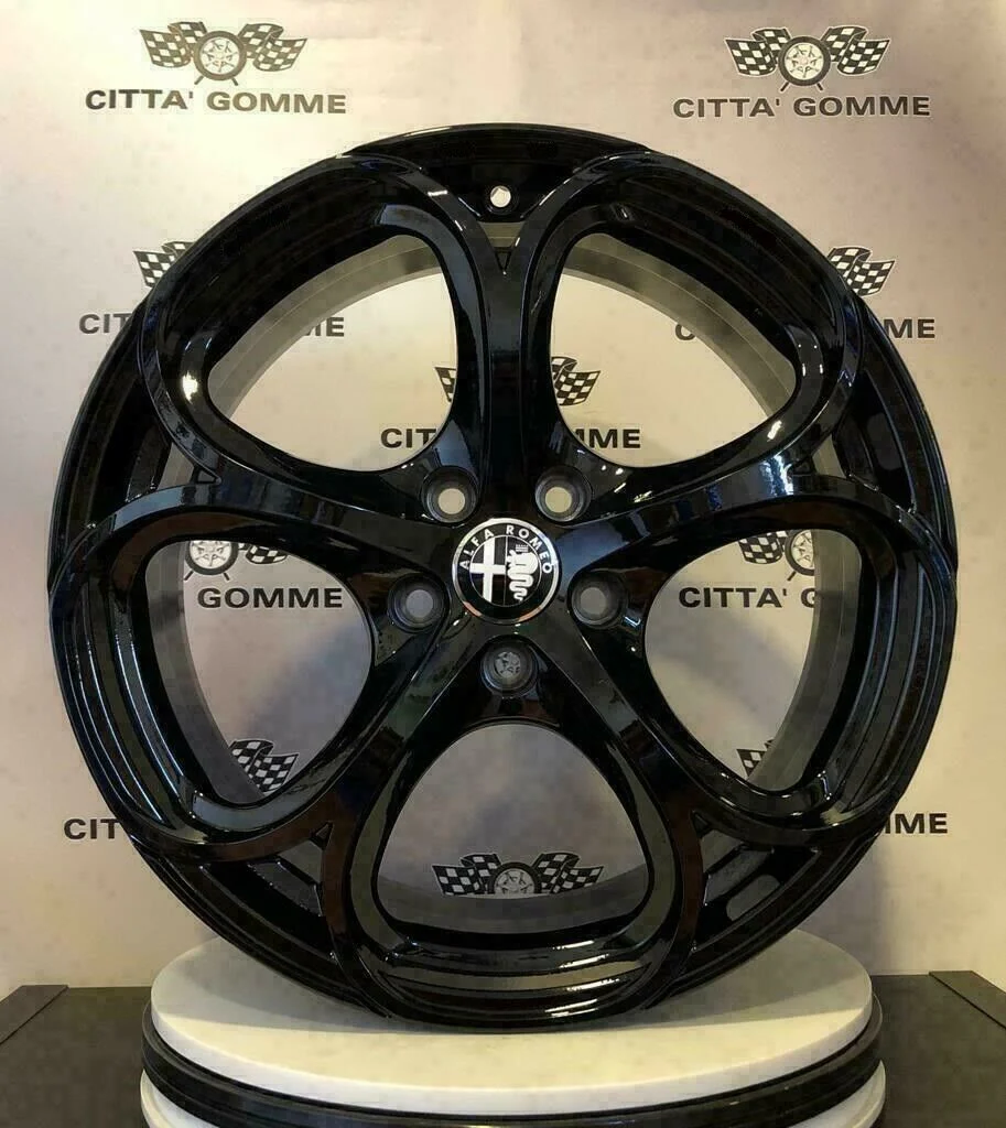 Set da 4 Cerchi in lega Msw82 per Alfa Romeo Giulia Giulietta Stelvio Brera 159 Spyder - Image 3