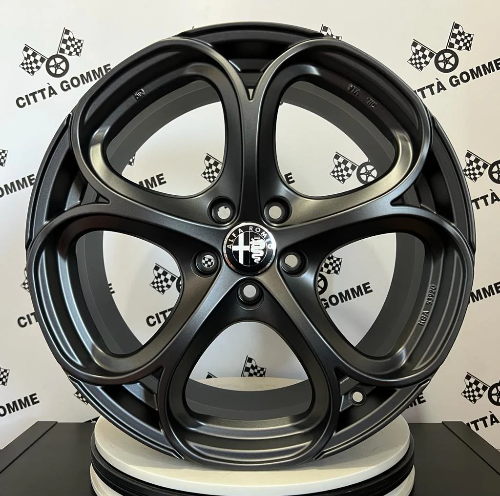 Set da 4 Cerchi in lega Msw82 per Alfa Romeo Giulia Giulietta Stelvio Brera 159 Spyder - Image 7