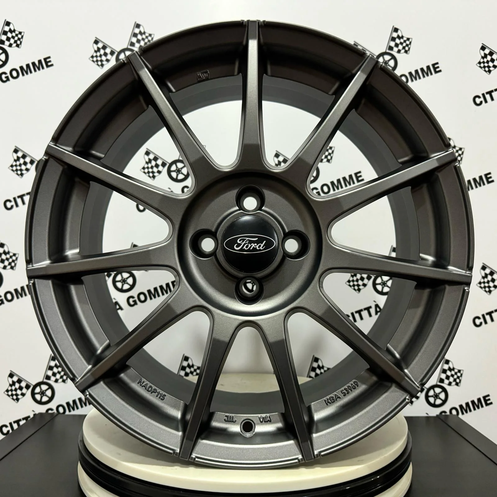 Set da 4 Cerchi in lega MSW85 per Ford Fiesta Ka+ Fusion B-Max Ecosport - Image 9