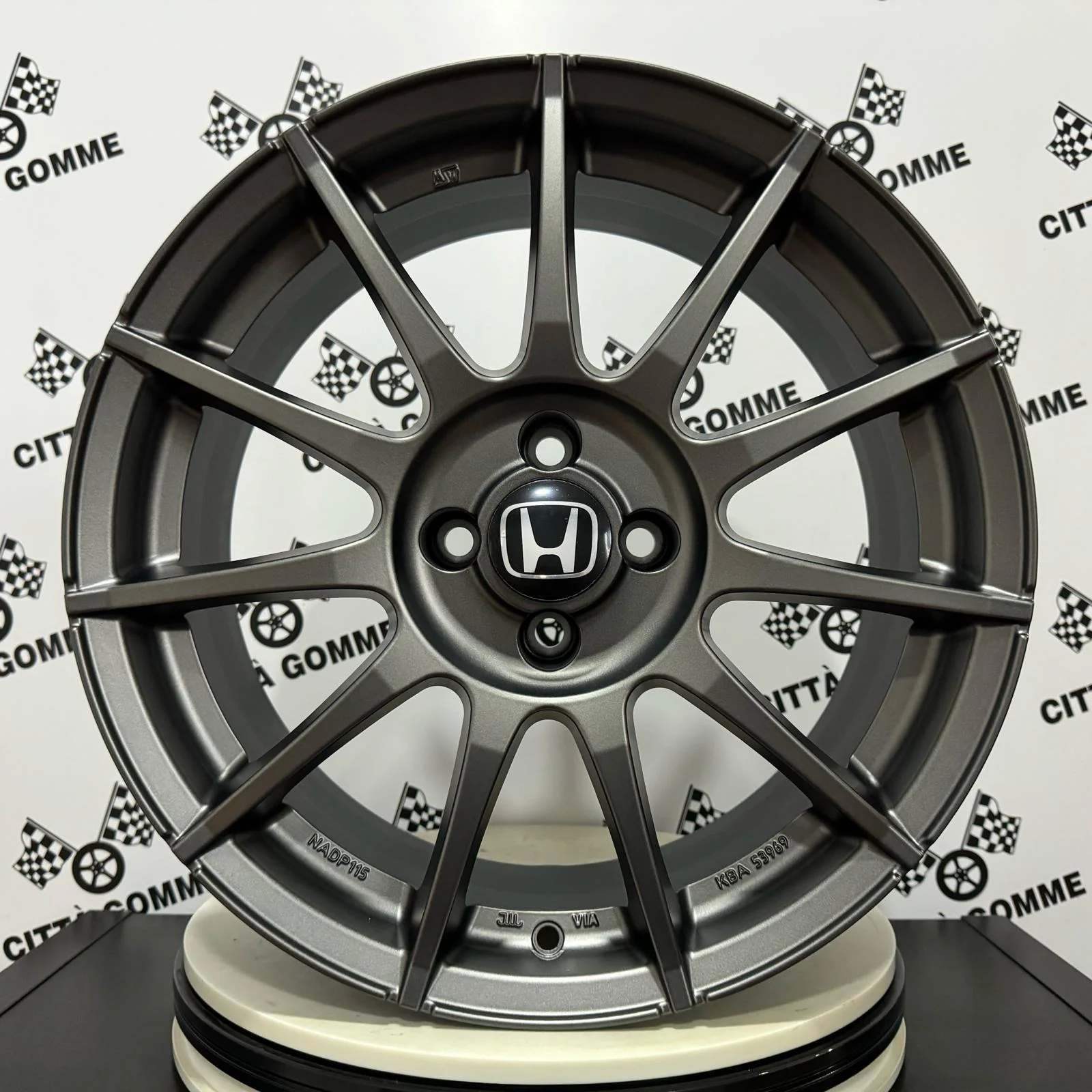 Set da 4 Cerchi in lega MSW85 per Honda Civic Insight Jazz - Image 9