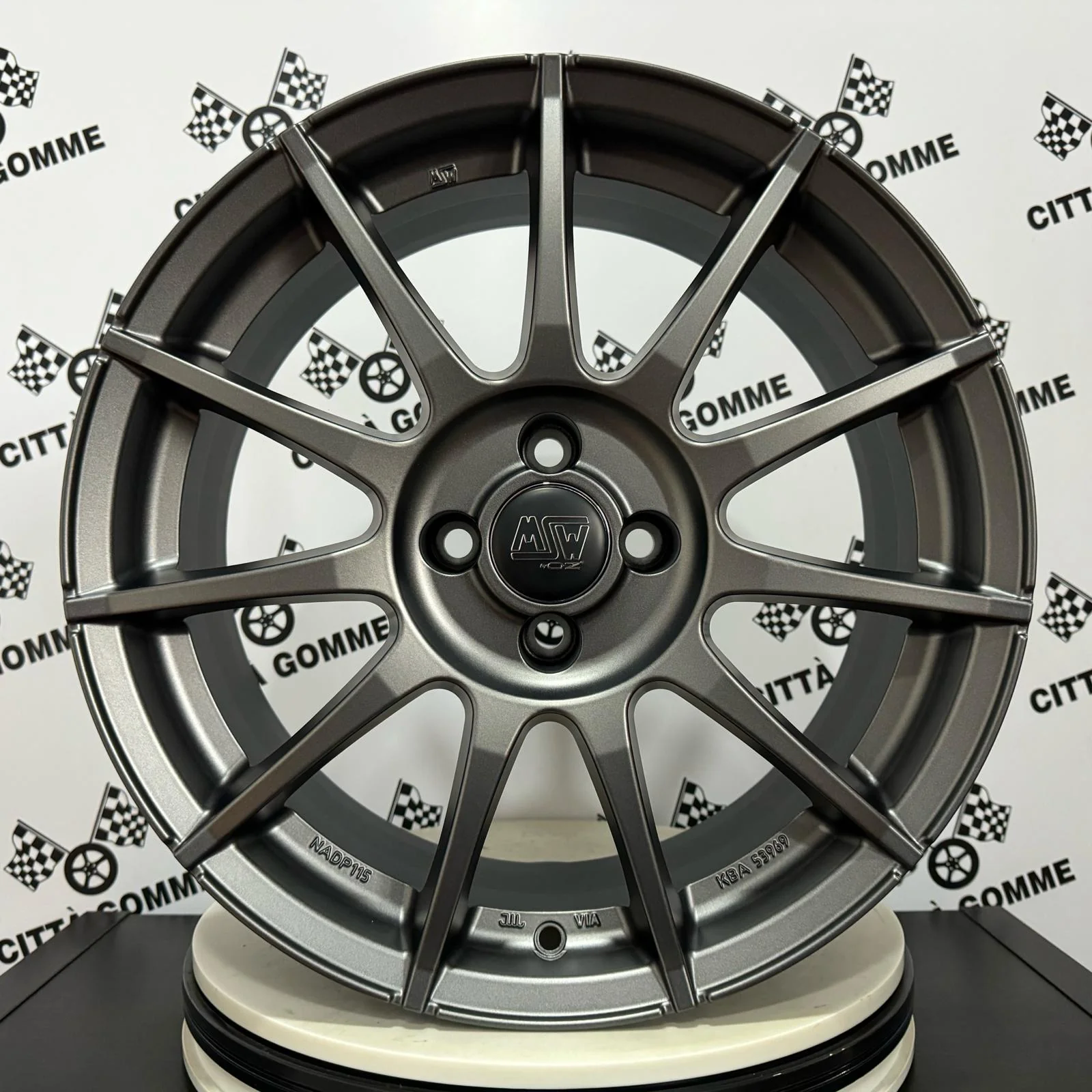 Set da 4 Cerchi in lega MSW85 per Mitsubishi Colt Attrage Mirage Space Star - Image 9