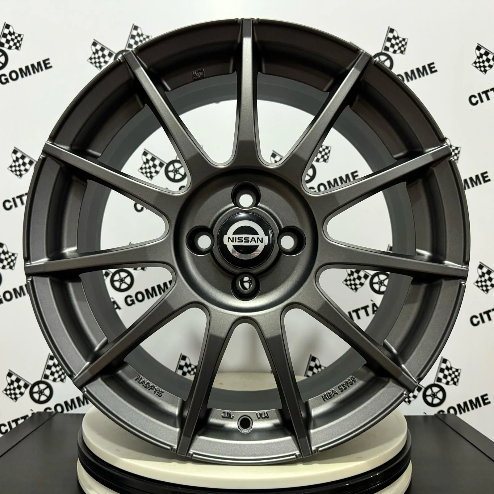 Set da 4 Cerchi in lega MSW85 per Nissan Almera Micra Note Pixo 100 NX - Image 9