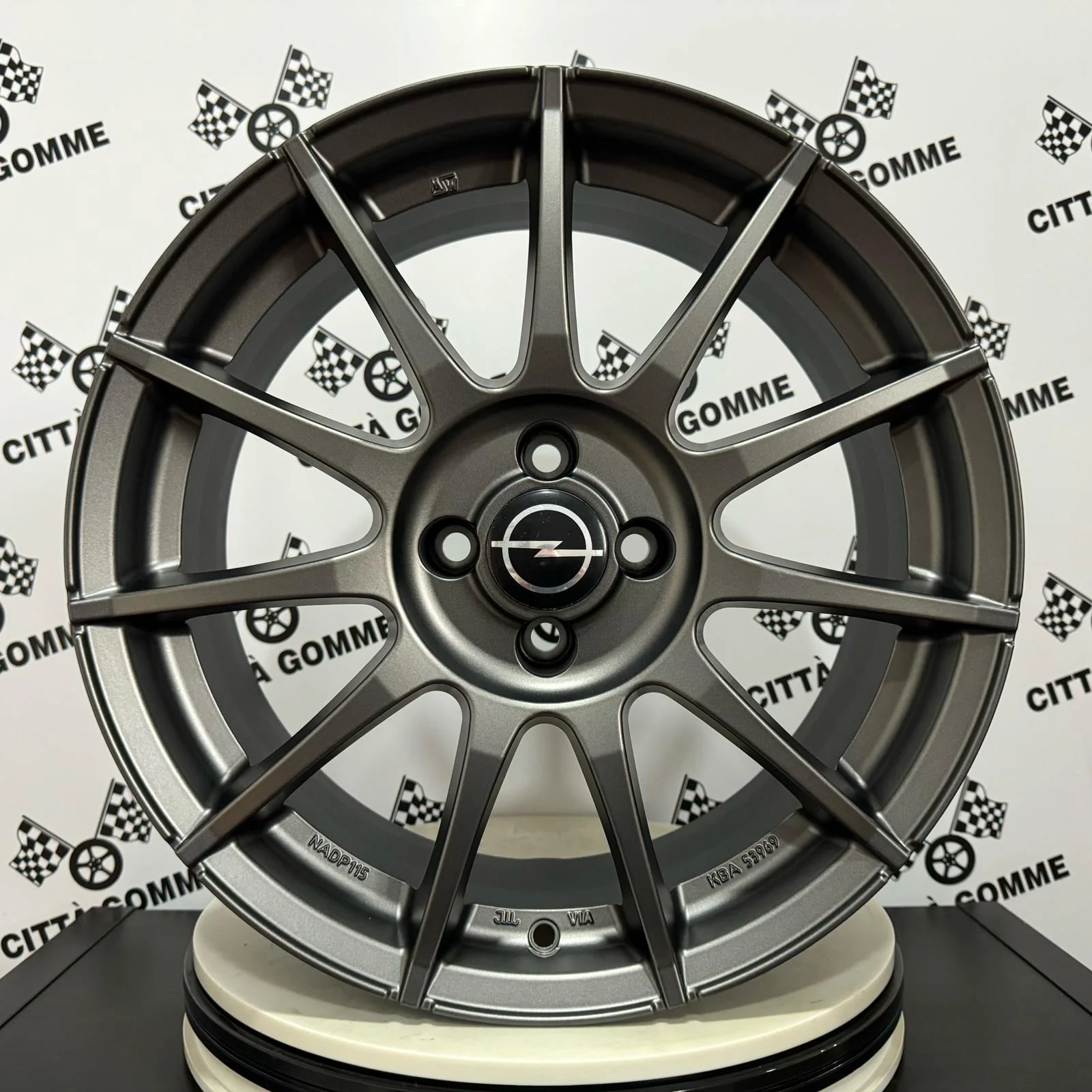 Set da 4 Cerchi in lega MSW85 per Opel Agila Astra Corsa Meriva Tigra Karl - Image 9