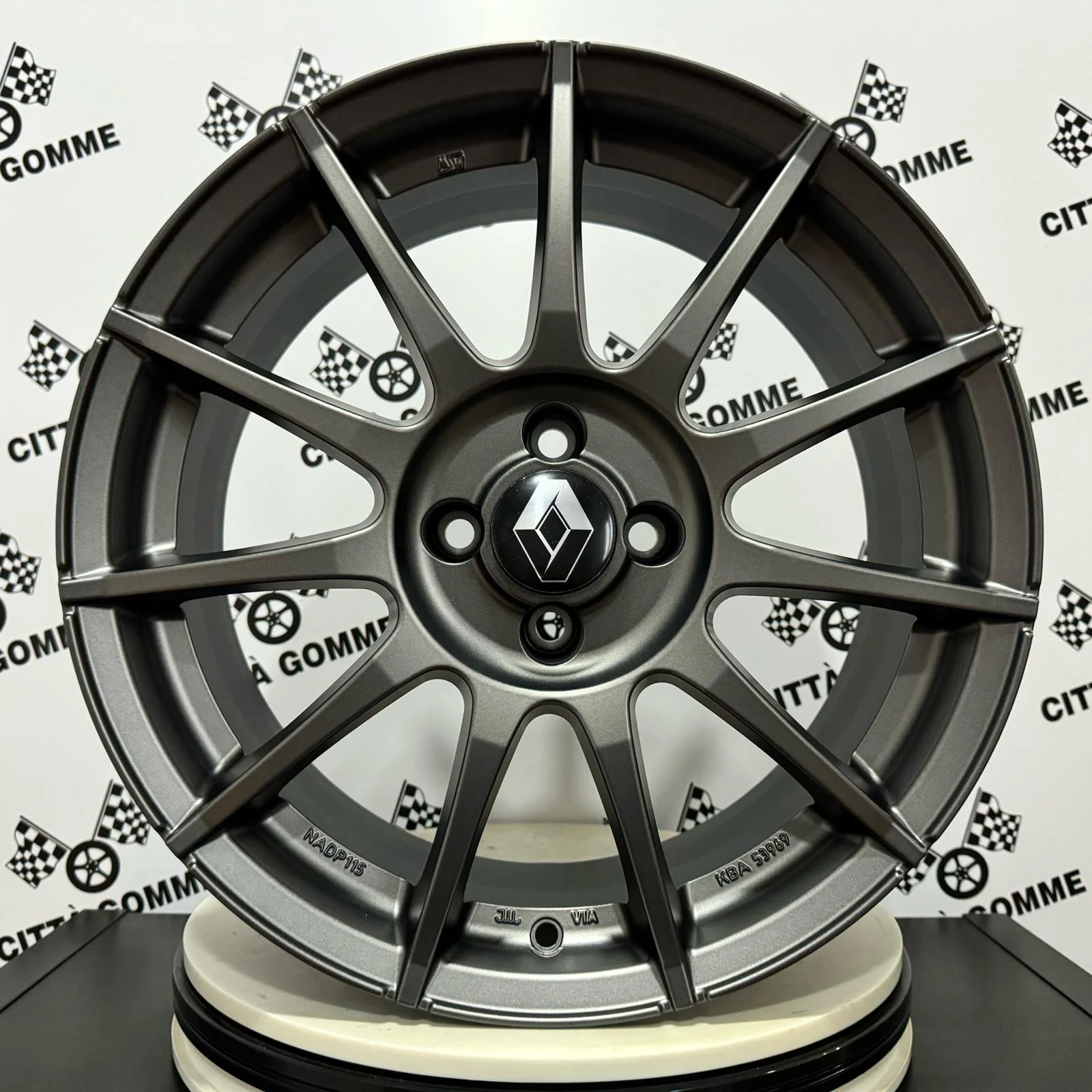 Set da 4 Cerchi in lega MSW85 per Renault Clio Captur Modus Megane Twingo Zoe - Image 9