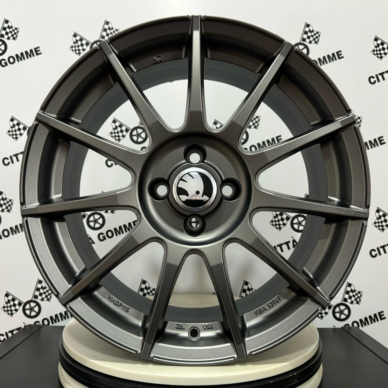 Set da 4 Cerchi in lega MSW85 per Skoda Citigo - Image 9