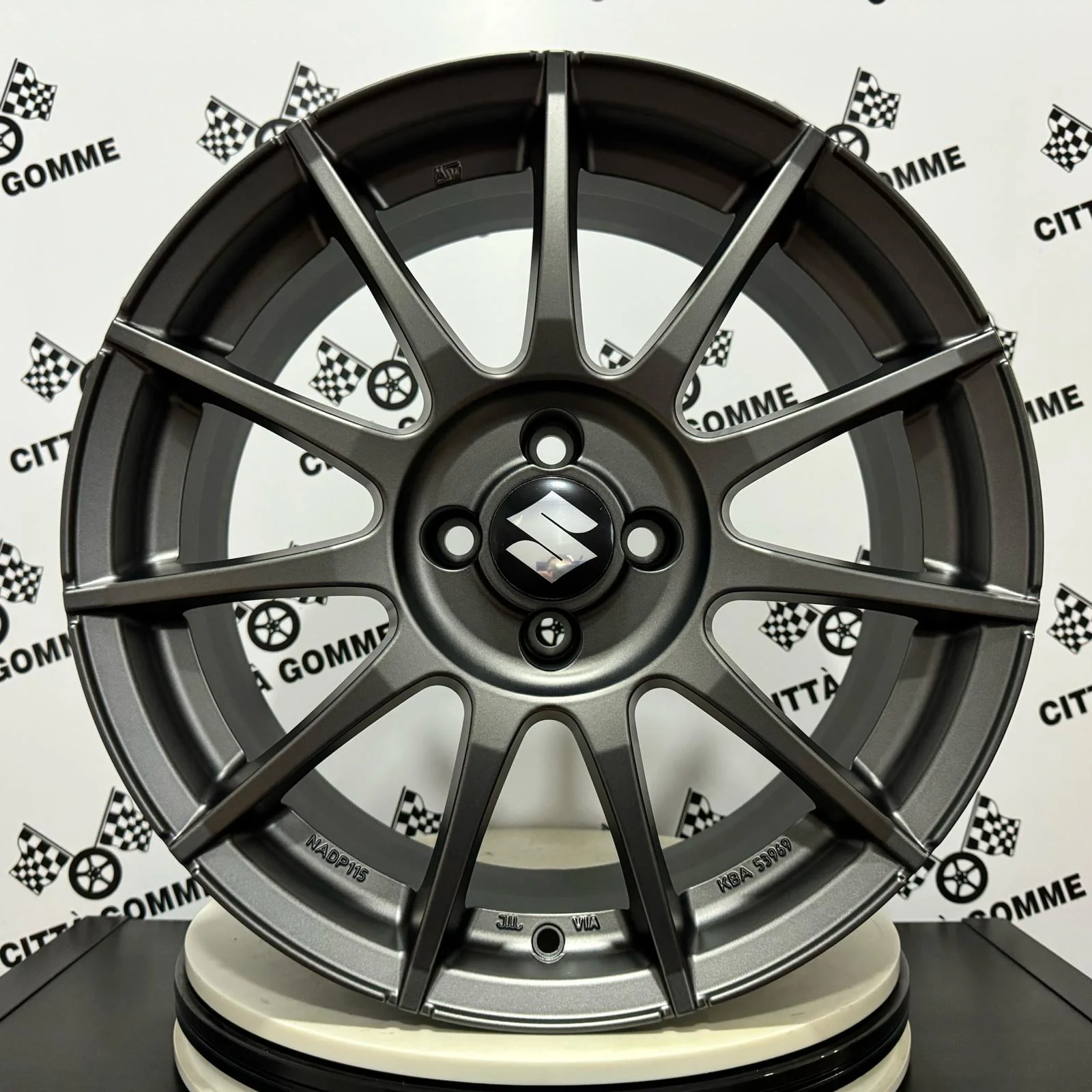 Set da 4 Cerchi in lega MSW85 per Suzuki Swift Celerio Baleno Ignis Splash - Image 9
