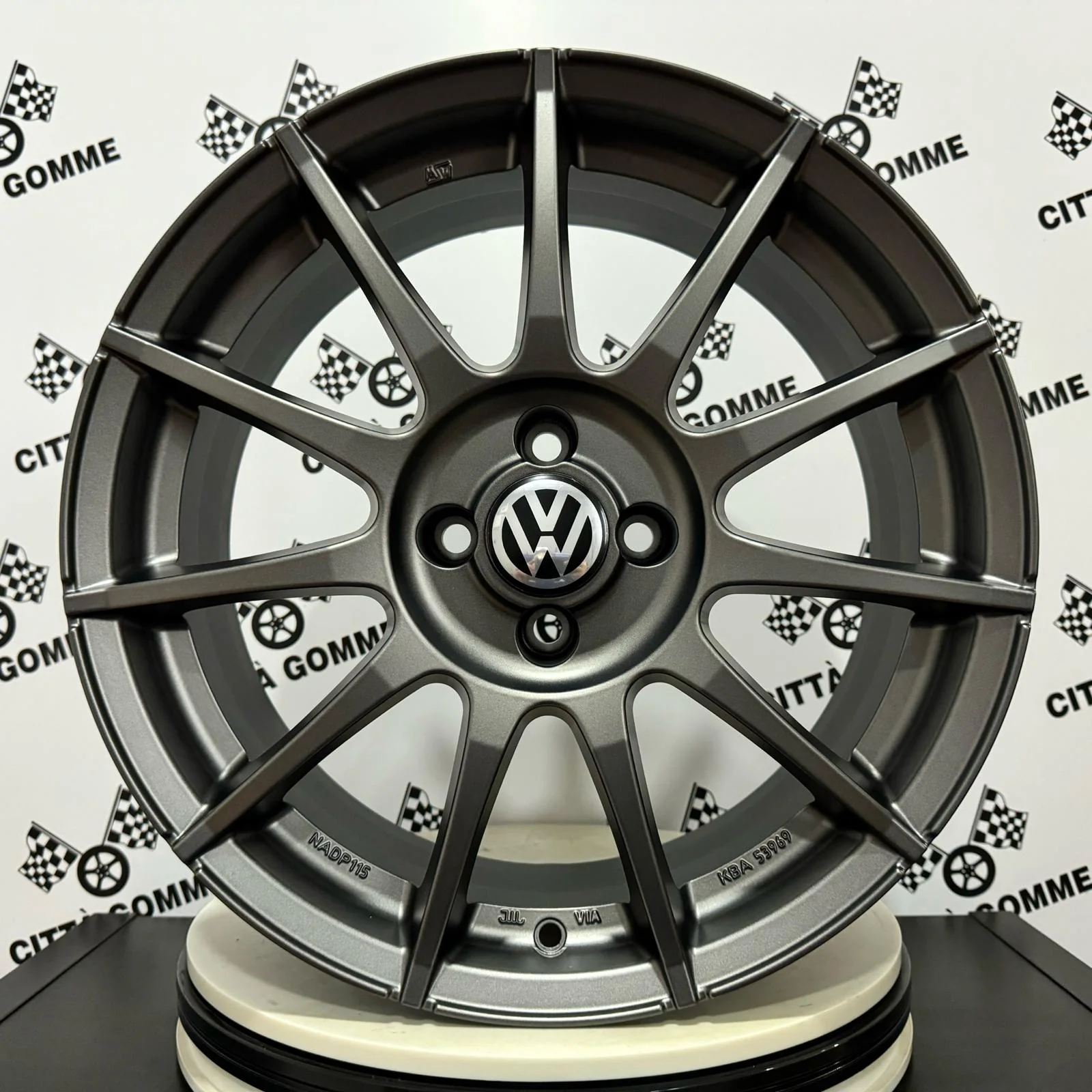 Set da 4 Cerchi in lega MSW85 per Volkswagen UP Lupo Vento Golf III - Image 9