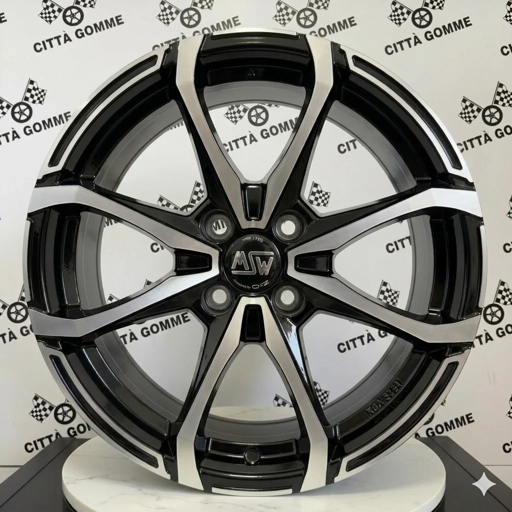Set da 4 Cerchi in lega MswX4 per Abarth 500 595 SS esseesse