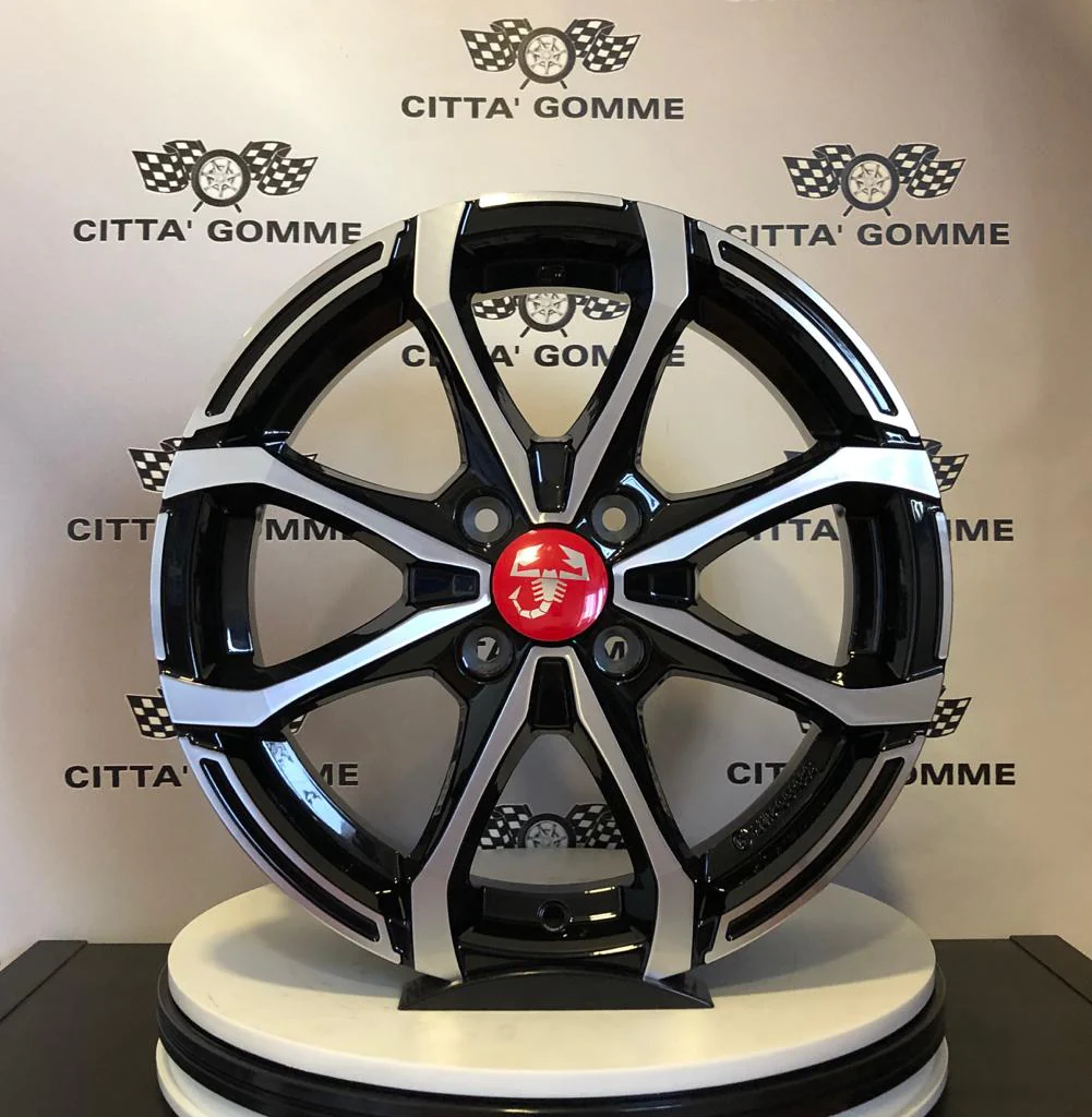 Set da 4 Cerchi in lega MswX4 per Grande Punto Abarth e Punto Evo Abarth SS esseesse - Image 3