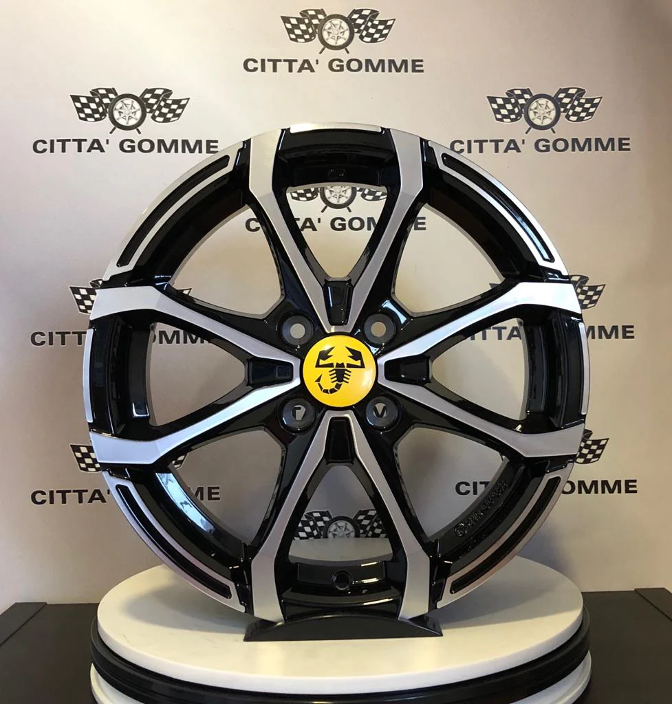 Set da 4 Cerchi in lega MswX4 per Grande Punto Abarth e Punto Evo Abarth SS esseesse - Image 3