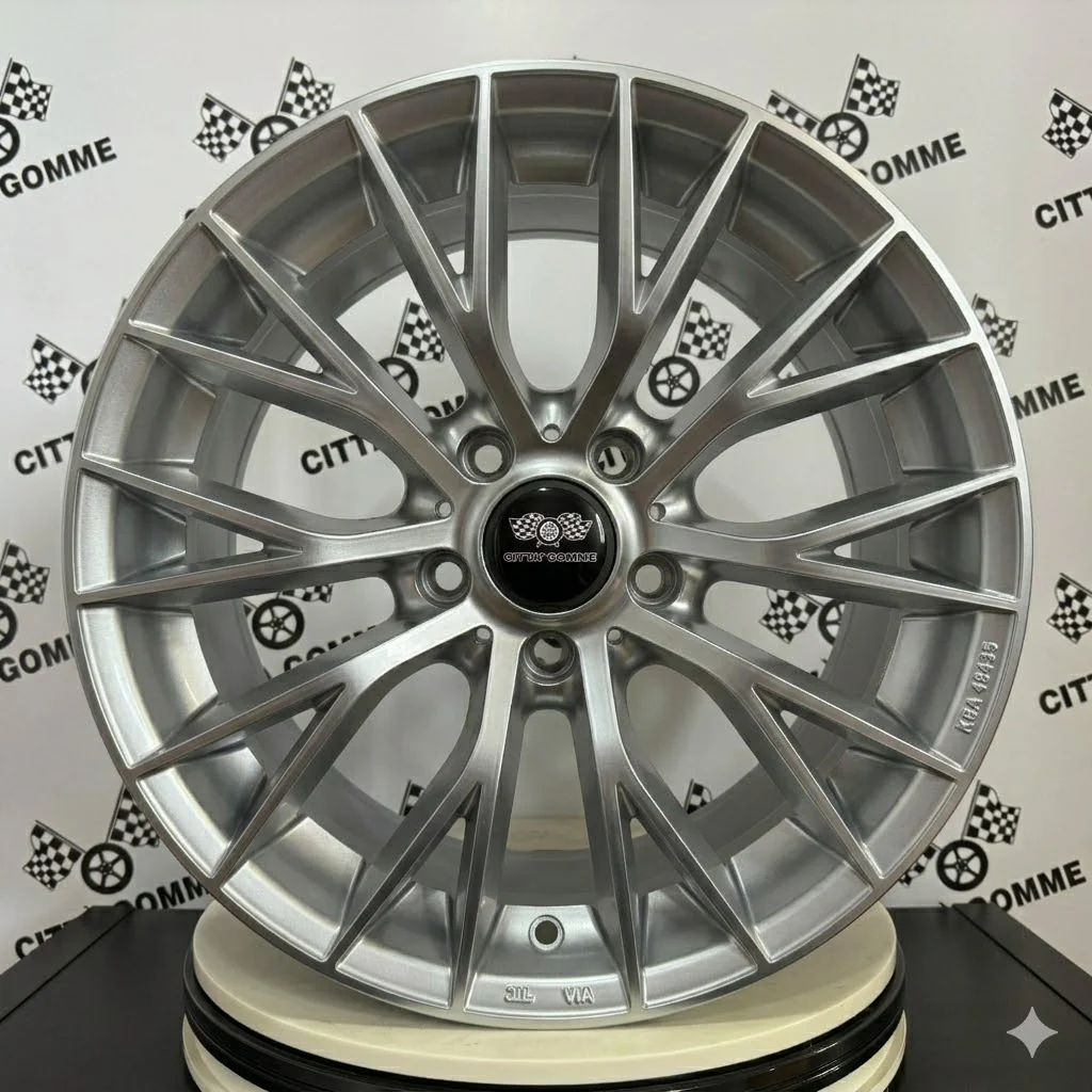 Set da 4 Cerchi in lega Munchen per Volkswagen Golf 5 6 7 8 T-Roc Tiguan Eos Touran Caddy Jetta Beetle Sharan ID3 ID4 ID6 - Image 3
