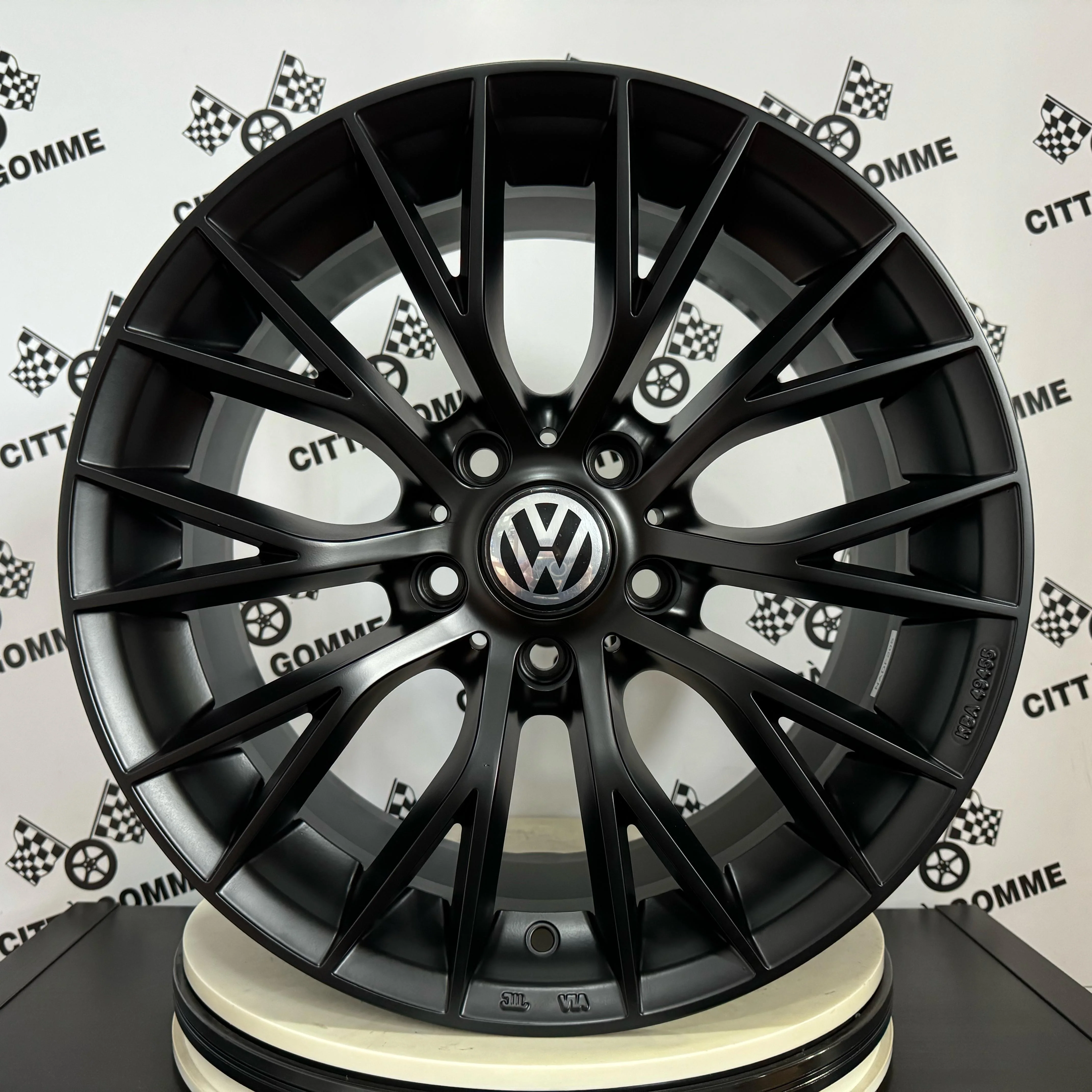Set da 4 Cerchi in lega Munchen per Volkswagen Golf 5 6 7 8 T-Roc Tiguan Eos Touran Caddy Jetta Beetle Sharan ID3 ID4 ID6 - Image 2