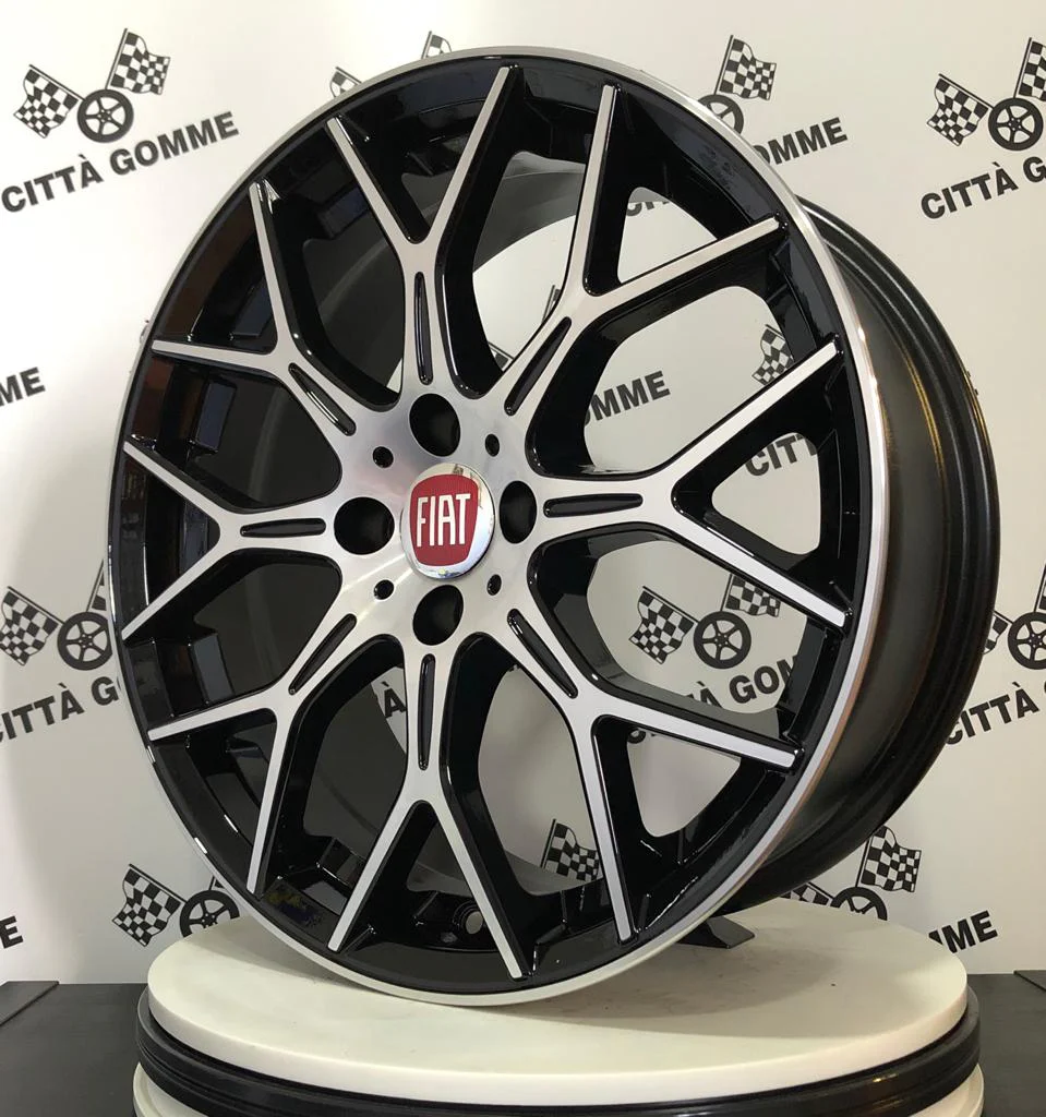 Set da 4 Cerchi in lega N80 per Fiat Panda 500 Fiorino Idea Bravo Stilo - Image 2