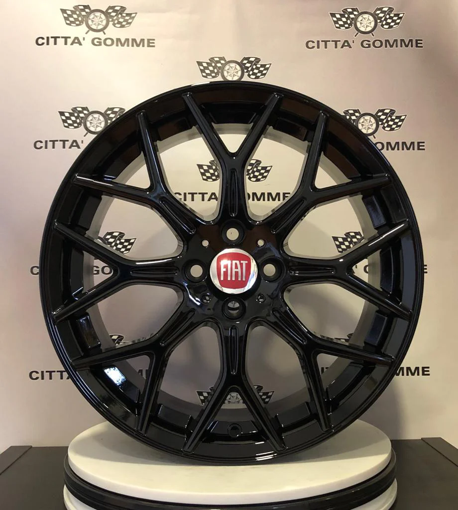 Set da 4 Cerchi in lega N80 per Fiat Panda 500 Fiorino Idea Bravo Stilo - Image 3