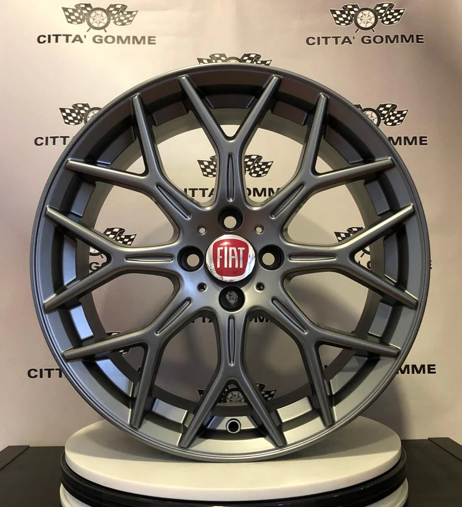 Set da 4 Cerchi in lega N80 per Fiat Panda 500 Fiorino Idea Bravo Stilo - Image 4