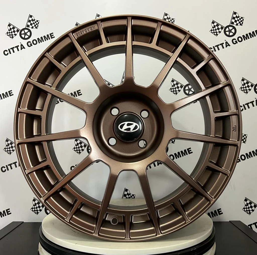 Set da 4 Cerchi in lega NTT per HYUNDAI i10 i20 Accent Bayon Getz - Image 3
