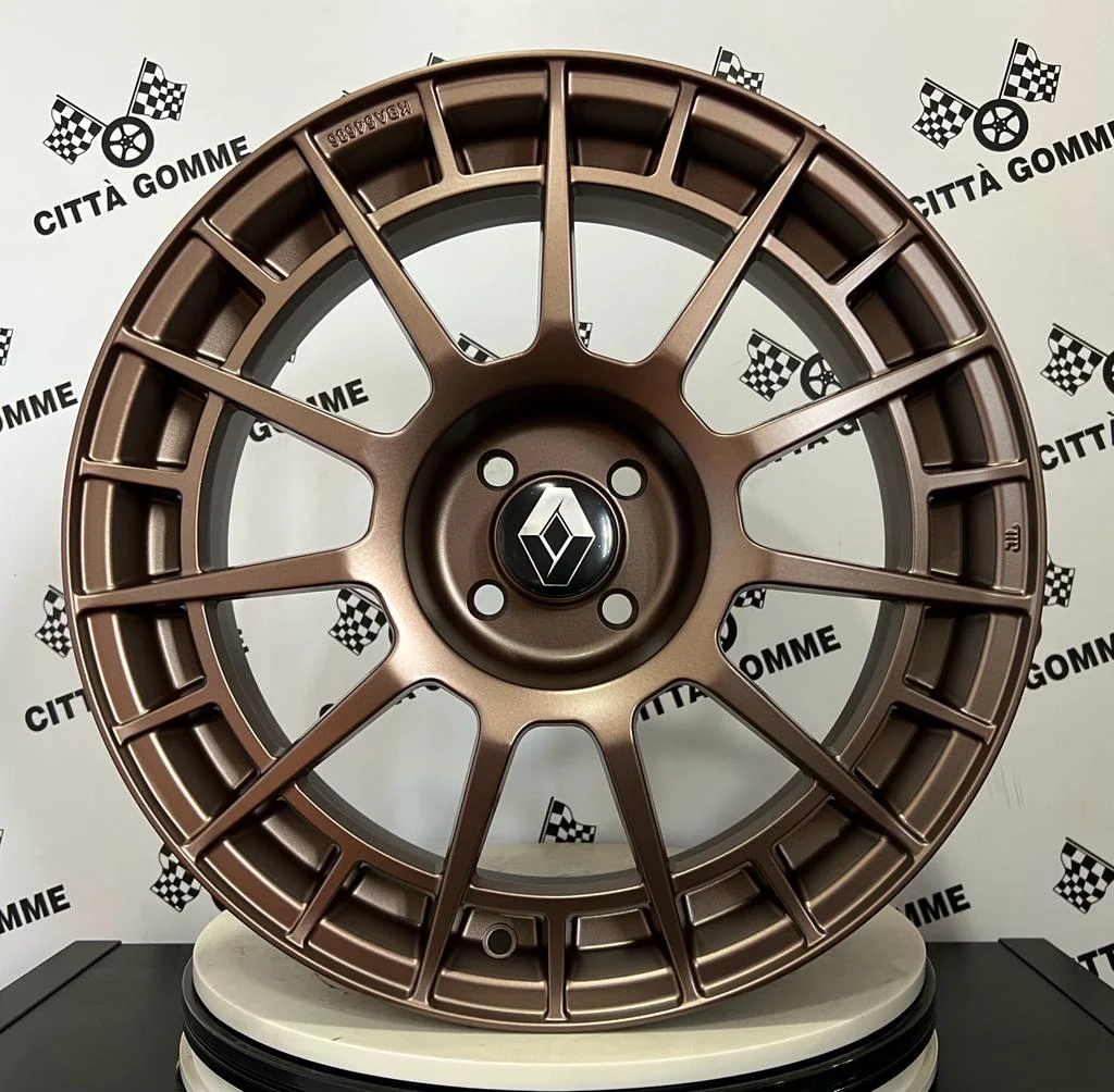 Set da 4 Cerchi in lega NTT per Renault Captur Clio Megane Scenic Twingo Zoe Wind - Image 3