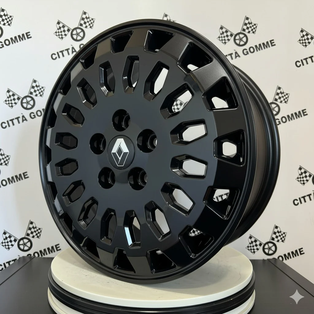 Set da 4 Cerchi in lega OVERLAND per RENAULT AUSTRAL ESPACE FLUENCE KANGOO III LAGUNA III MEGANE TRAFIC III - Image 4
