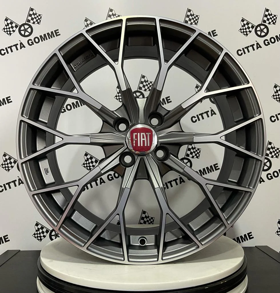 Set da 4 Cerchi in lega Power per Fiat Panda 500 Fiorino Idea Bravo Stilo - Image 2