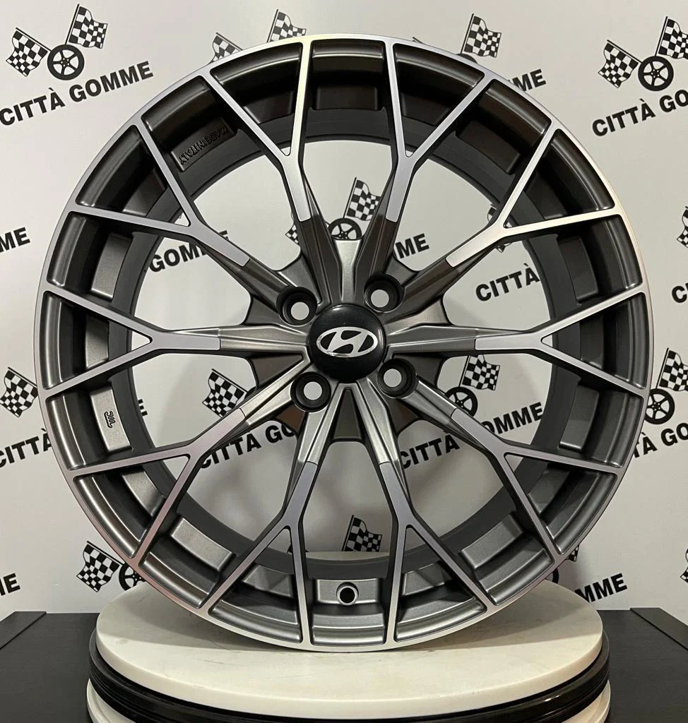 Set da 4 Cerchi in lega Power per Hyundai i10 i20 Accent Atos Getz - Image 2