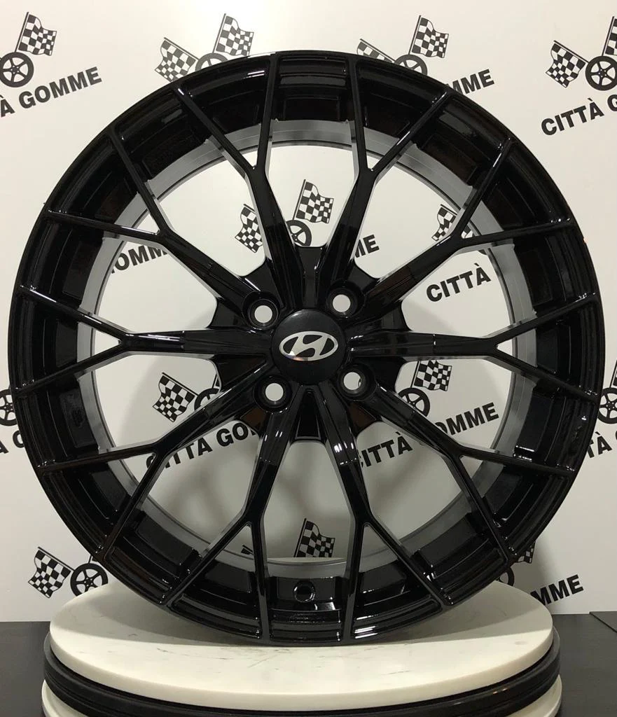 Set da 4 Cerchi in lega Power per Hyundai i10 i20 Accent Atos Getz - Image 3