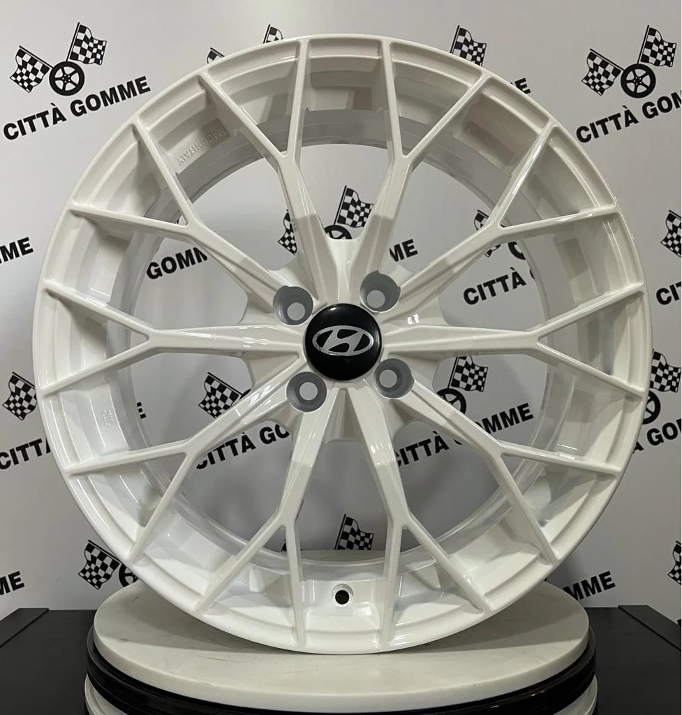 Set da 4 Cerchi in lega Power per Hyundai i10 i20 Accent Atos Getz - Image 5