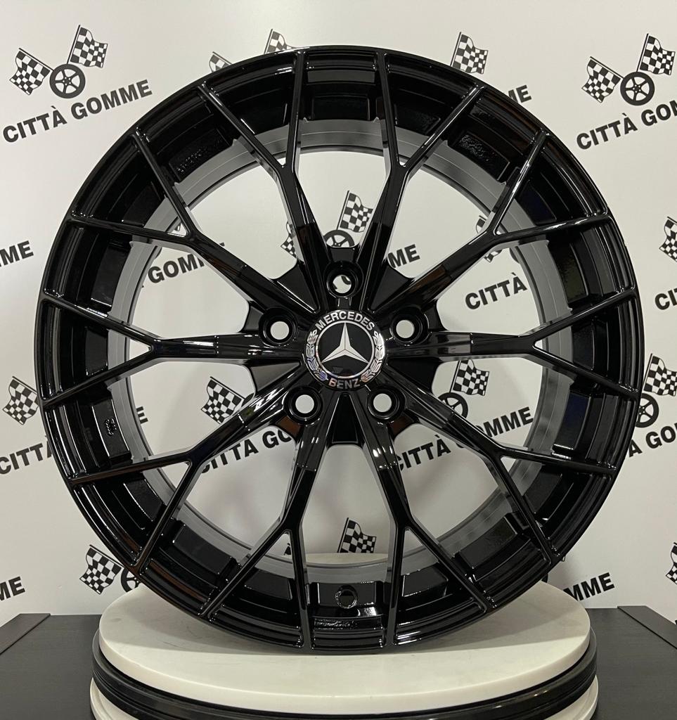 Set da 4 Cerchi in lega Power per Mercedes Classe A B C E CLA GLA GLB VITO GLK GLE GLC - Image 2