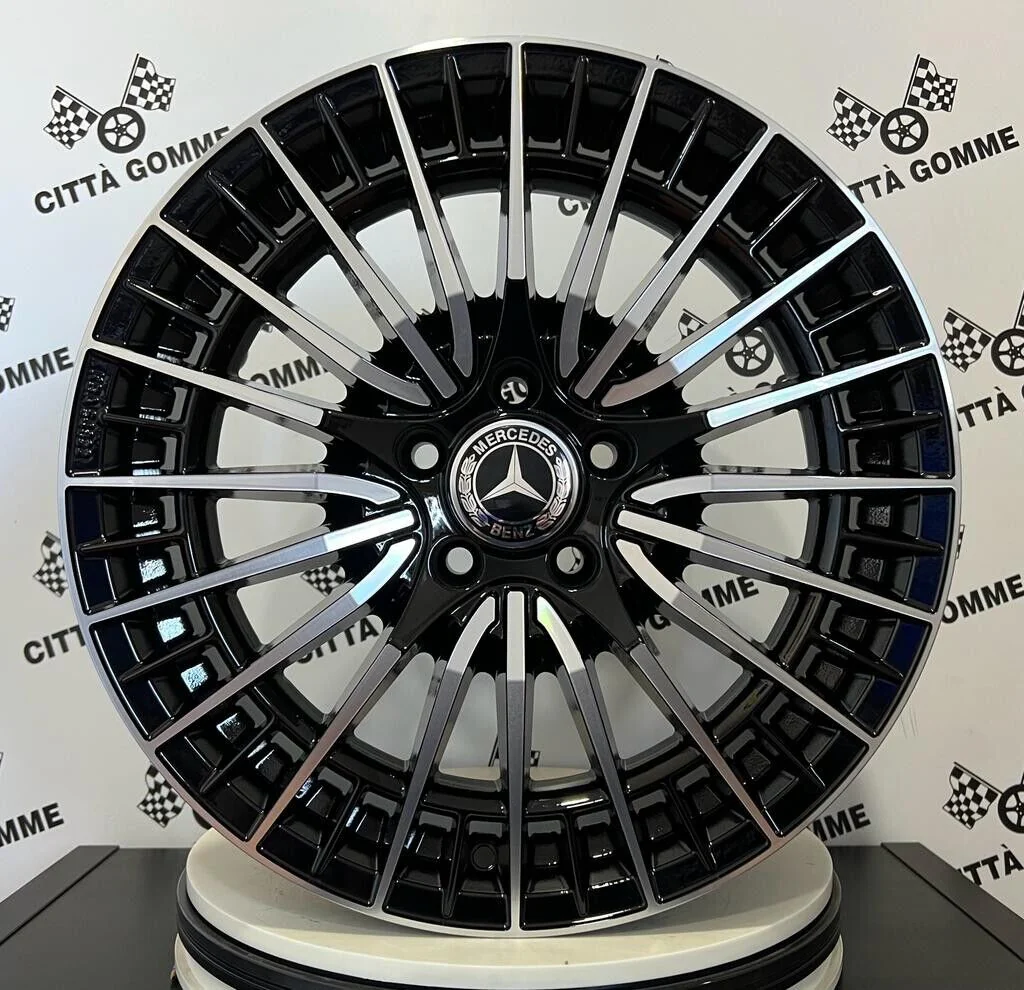 Set da 4 Cerchi in lega Qstar per Mercedes Classe A B C E CLA GLA GLB VITO GLK GLE GLC