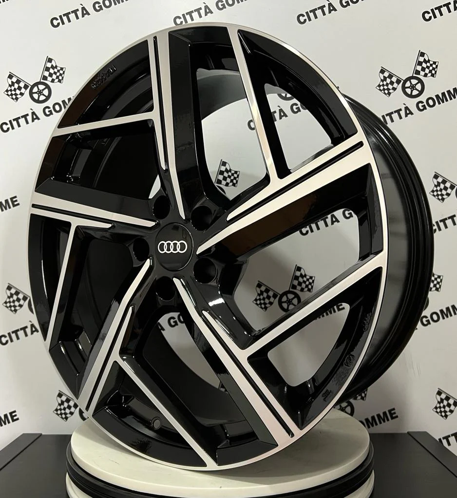 Set da 4 Cerchi in lega Qvattro per Audi A3 A4 A5 A6 A7 A8 TT Q2 Q3 Q5 Q7 Q8 E-Tron KAPPA - Image 2
