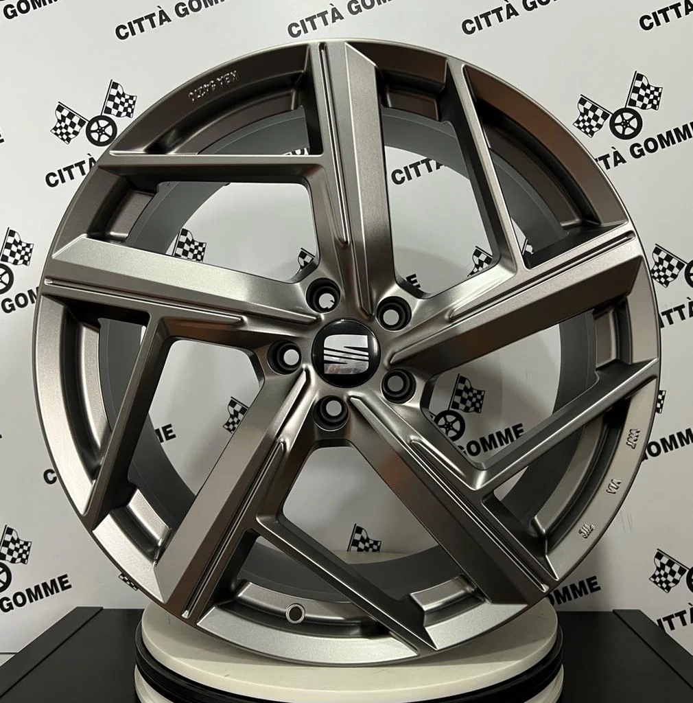Set da 4 Cerchi in lega Qvattro per Seat Alhambra Ateca Altea Exeo Leon Tarraco KAPPA - Image 5