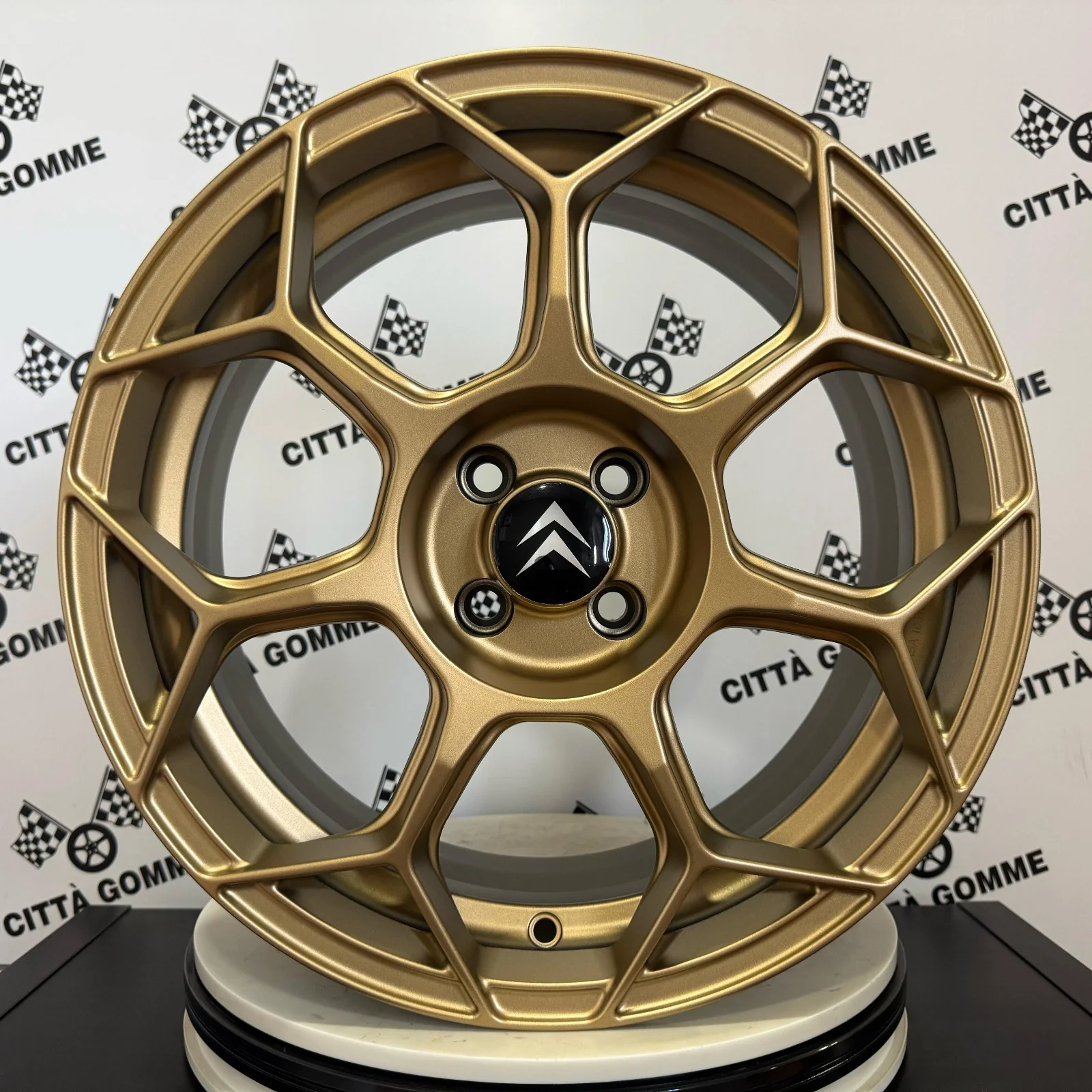 Set da 4 Cerchi in lega RACEWAY per CITROEN BERLINGO C2 C3 C4 DS3 DS4 DS5 - Image 3