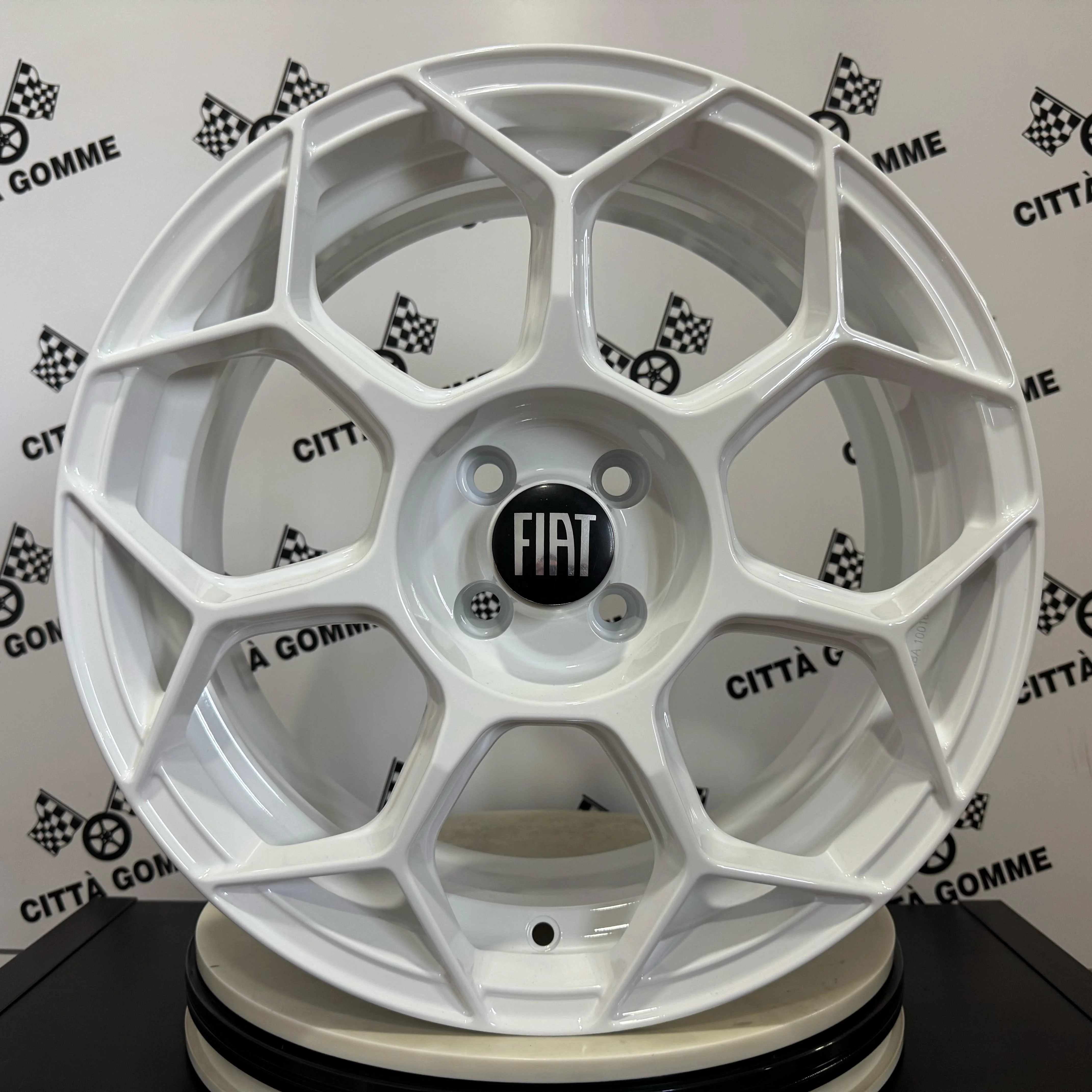 Set da 4 Cerchi in lega RACEWAY per FIAT 500 PANDA STILO IDEA BRAVO FIORINO - Image 3