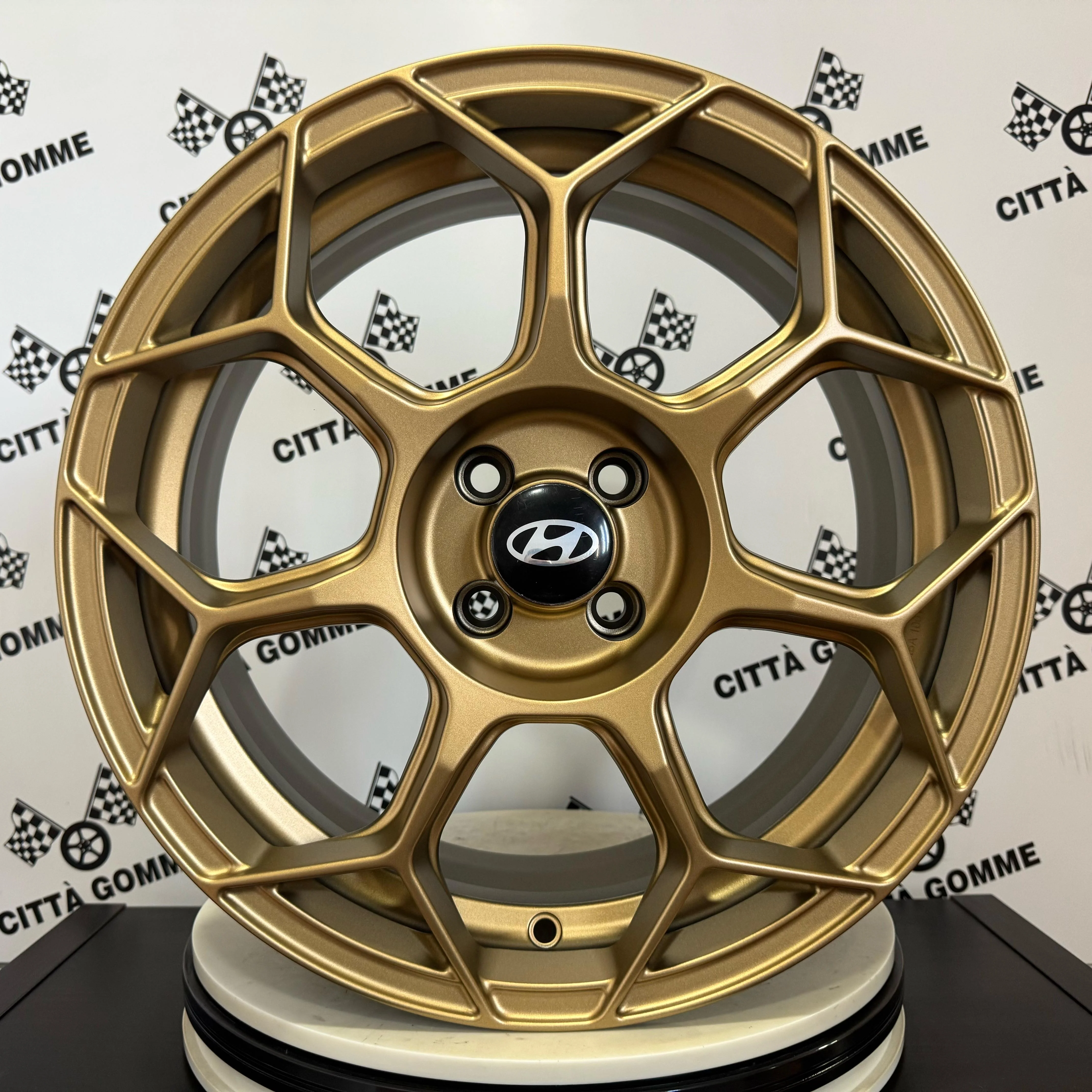 Set da 4 Cerchi in lega RACEWAY per HYUNDAI i10 i20 ACCENT BAYON GETZ - Image 2