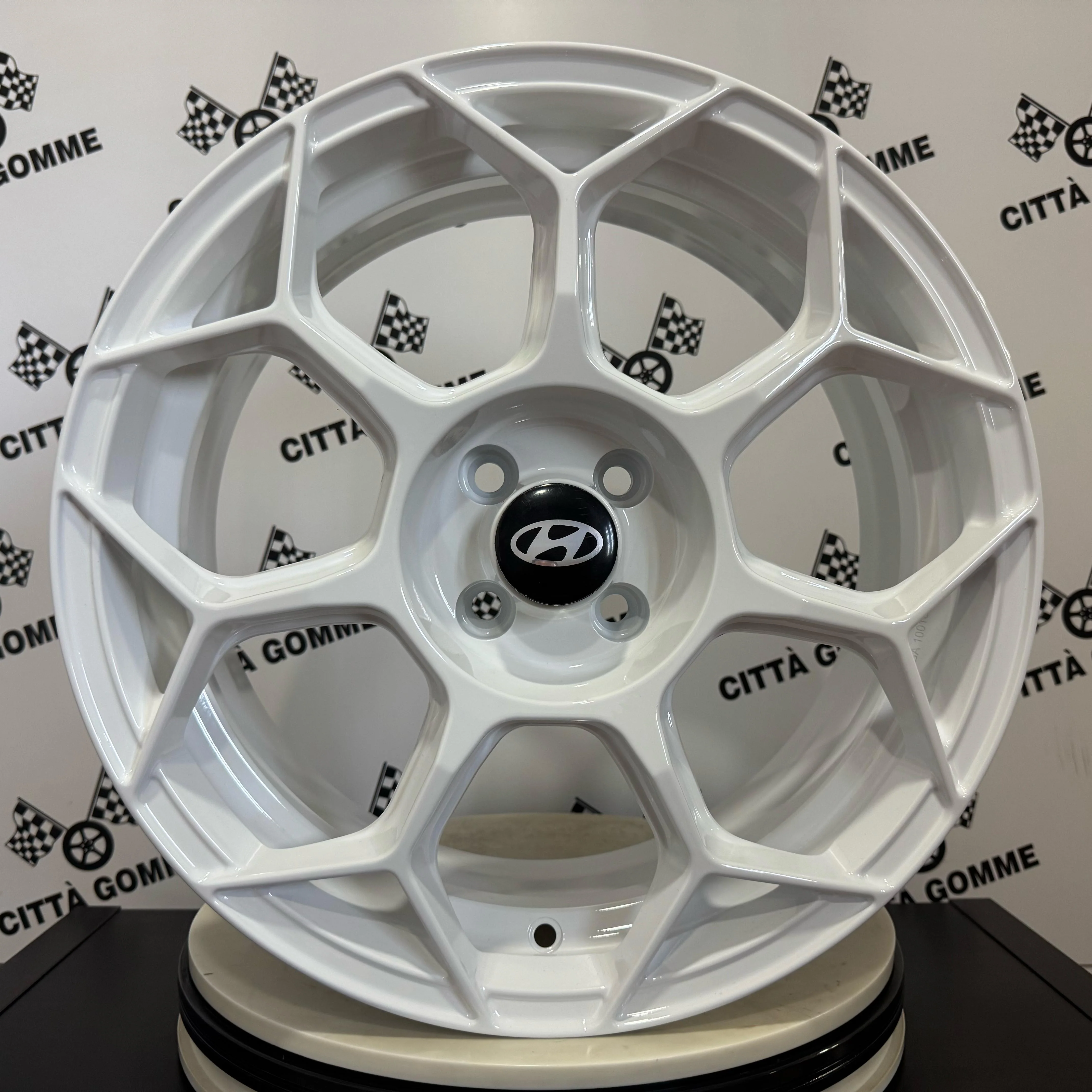 Set da 4 Cerchi in lega RACEWAY per HYUNDAI i10 i20 ACCENT BAYON GETZ - Image 5