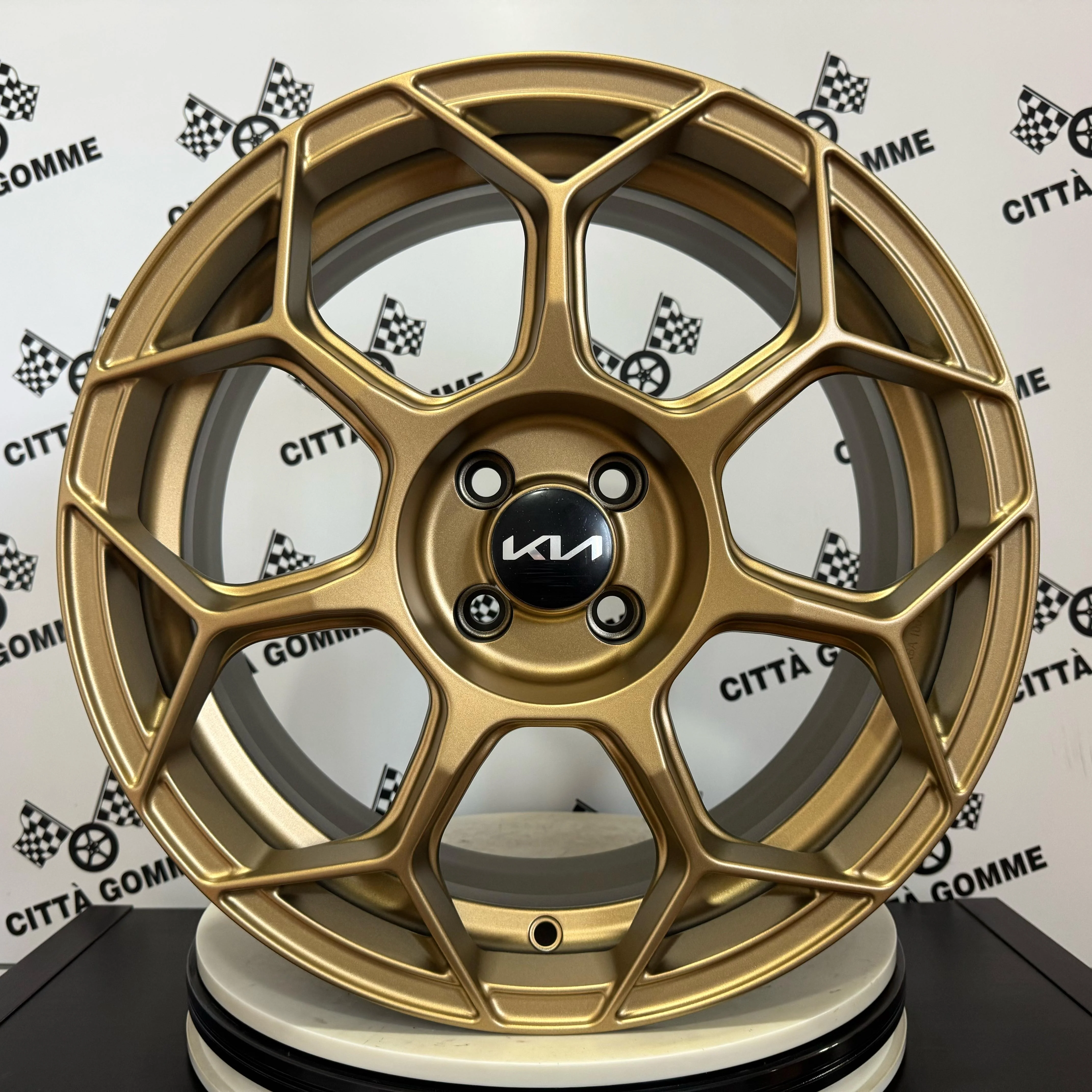 Set da 4 Cerchi in lega RACEWAY per KIA PICANTO RIO STONIC - Image 3