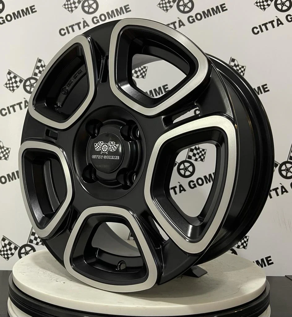Set da 4 Cerchi in lega Life per Fiat Panda 500 Fiorino Idea Bravo Stilo - Image 2