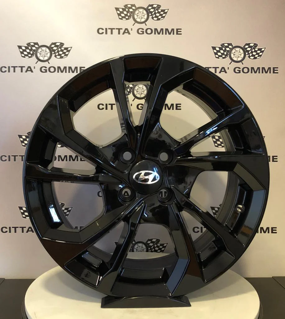 Set da 4 Cerchi in lega S5 per Hyundai i10 i20 Accent Atos Getz - Image 3