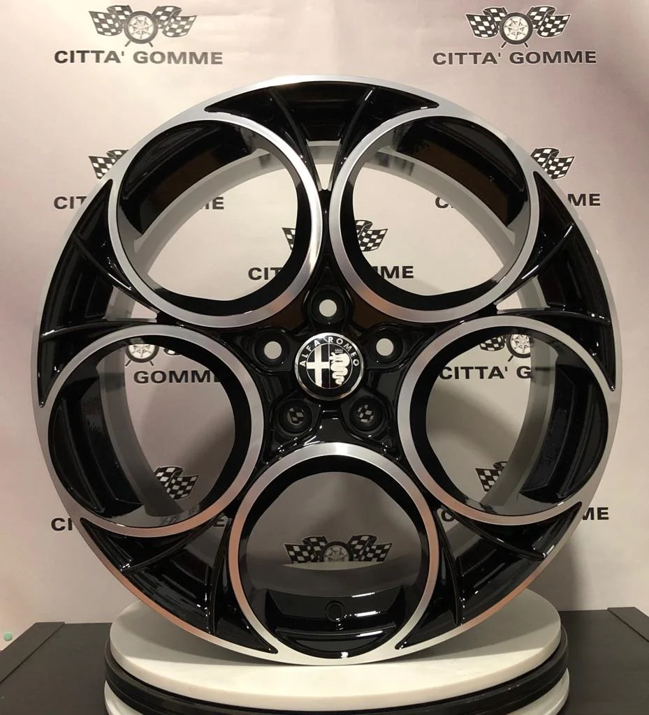 Set da 4 Cerchi in lega Scuderia per Alfa Giulietta Giulia Brera 159 Stelvio - Image 4