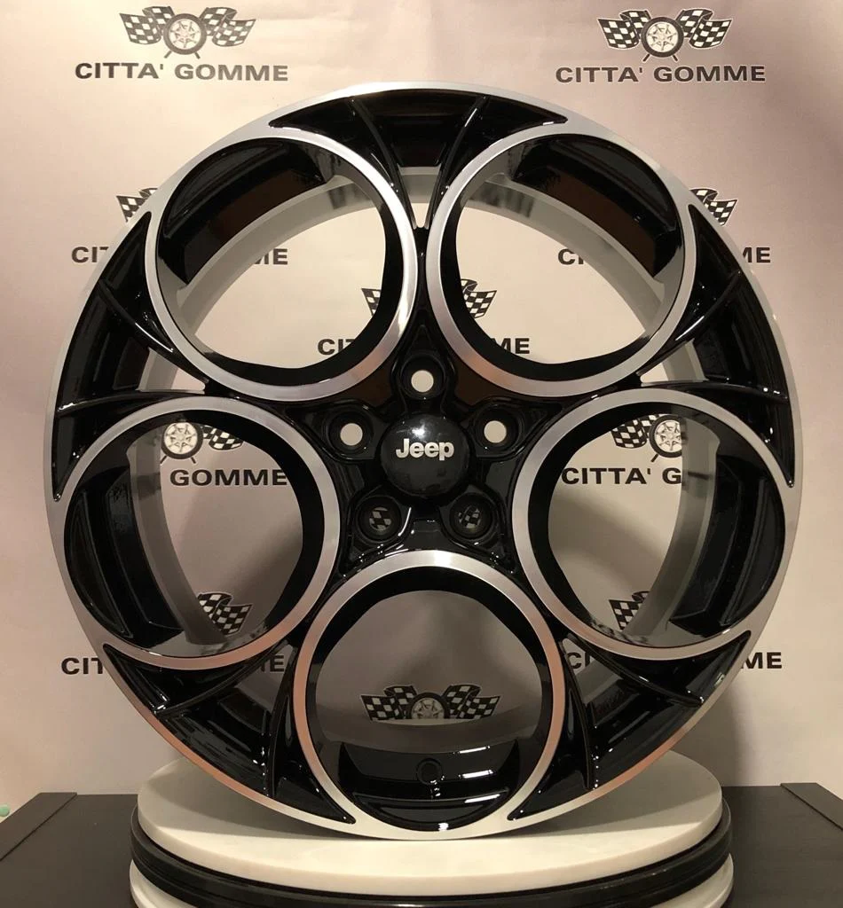 Set da 4 Cerchi in lega Scuderia per Jeep Renegade Compass Cherokee - Image 3