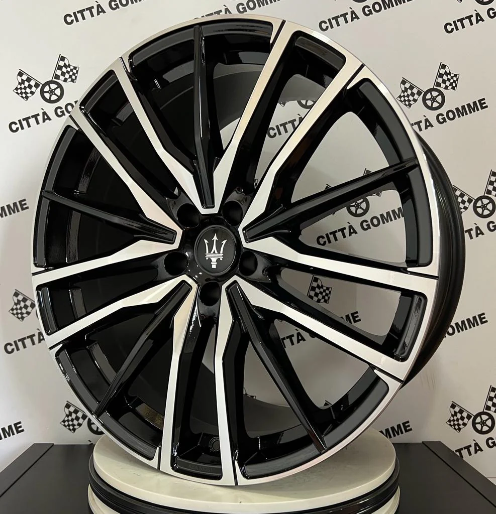 Set da 4 Cerchi in lega Sparta per Maserati Levante Ghibli Quattroporte V8 GTS Gransport - Image 2