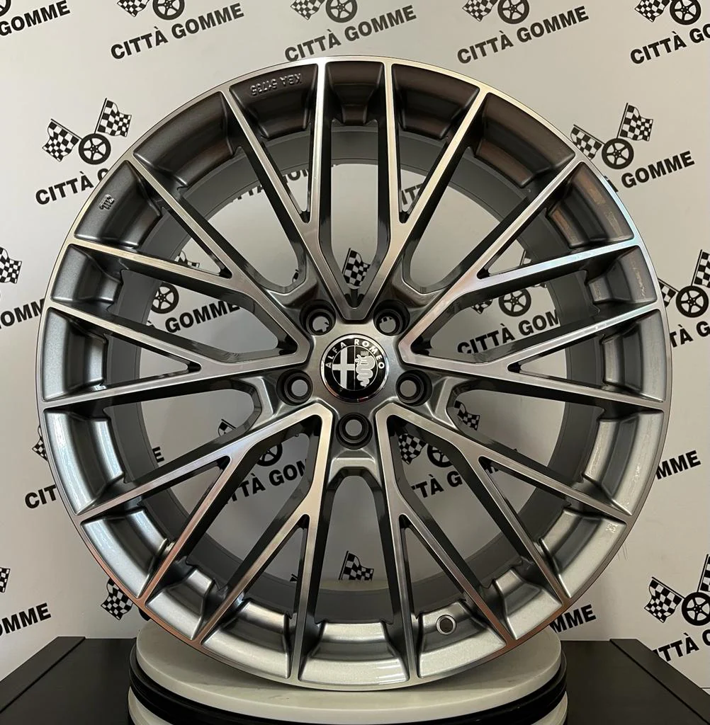 Set da 4 Cerchi in lega Speciale per Alfa Romeo Brera Spyder 159 Stelvio V6 Quadrifoglio - Image 6