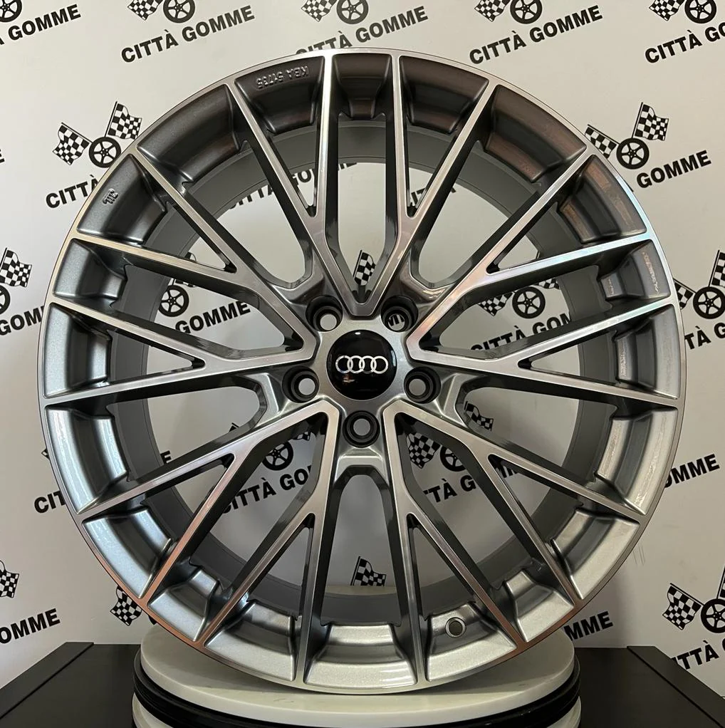 Set da 4 Cerchi in lega Speciale per Audi A3 A4 A5 A6 A7 A8 TT Q2 Q3 Q5 Q7 Q8 E-Tron - Image 6