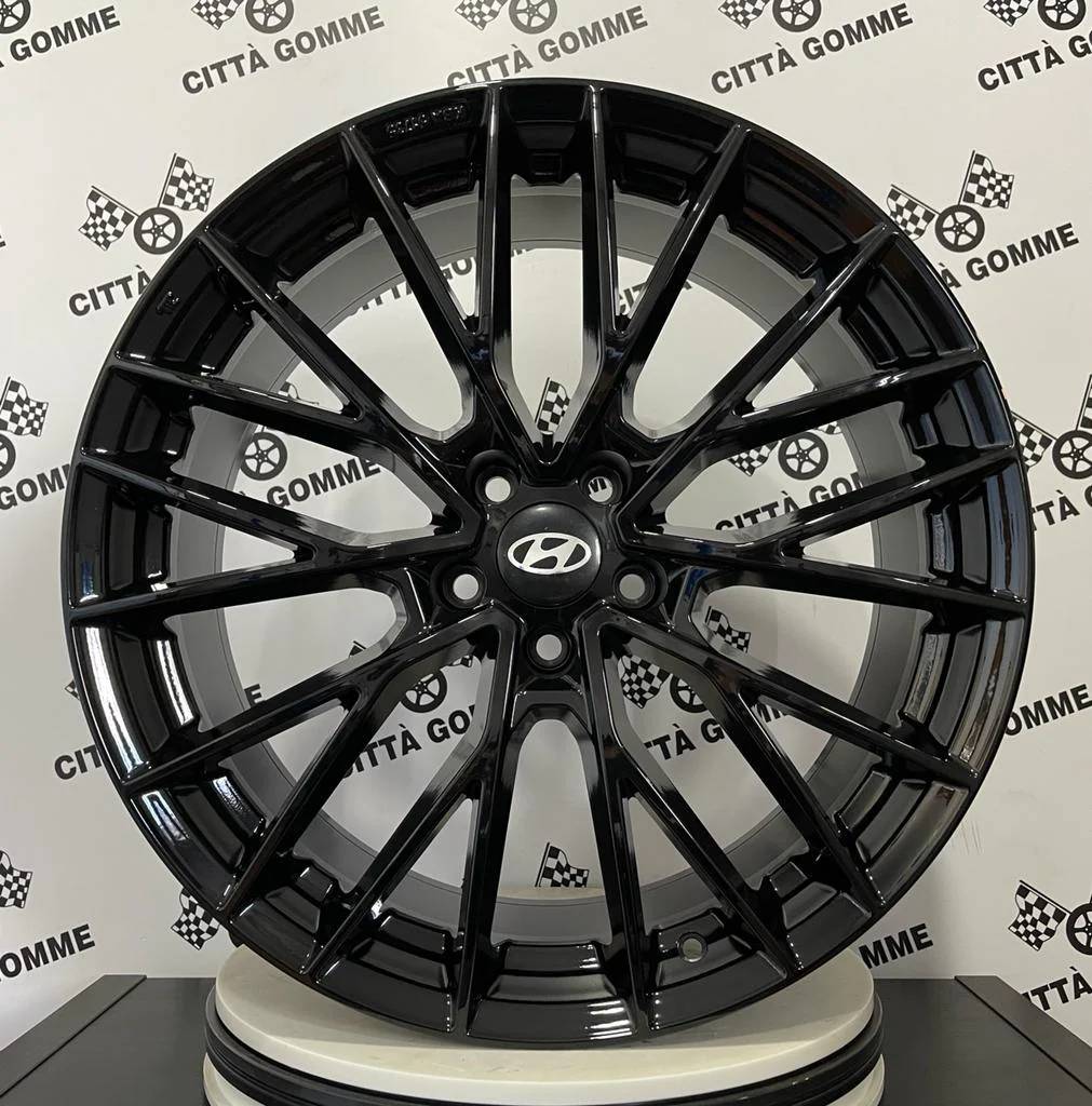 Set da 4 Cerchi in lega Speciale per Hyundai iX20 iX35 i30 i40 Kona Ioniq Tucson Nexo Santa Fe Trajet Sonata - Image 6